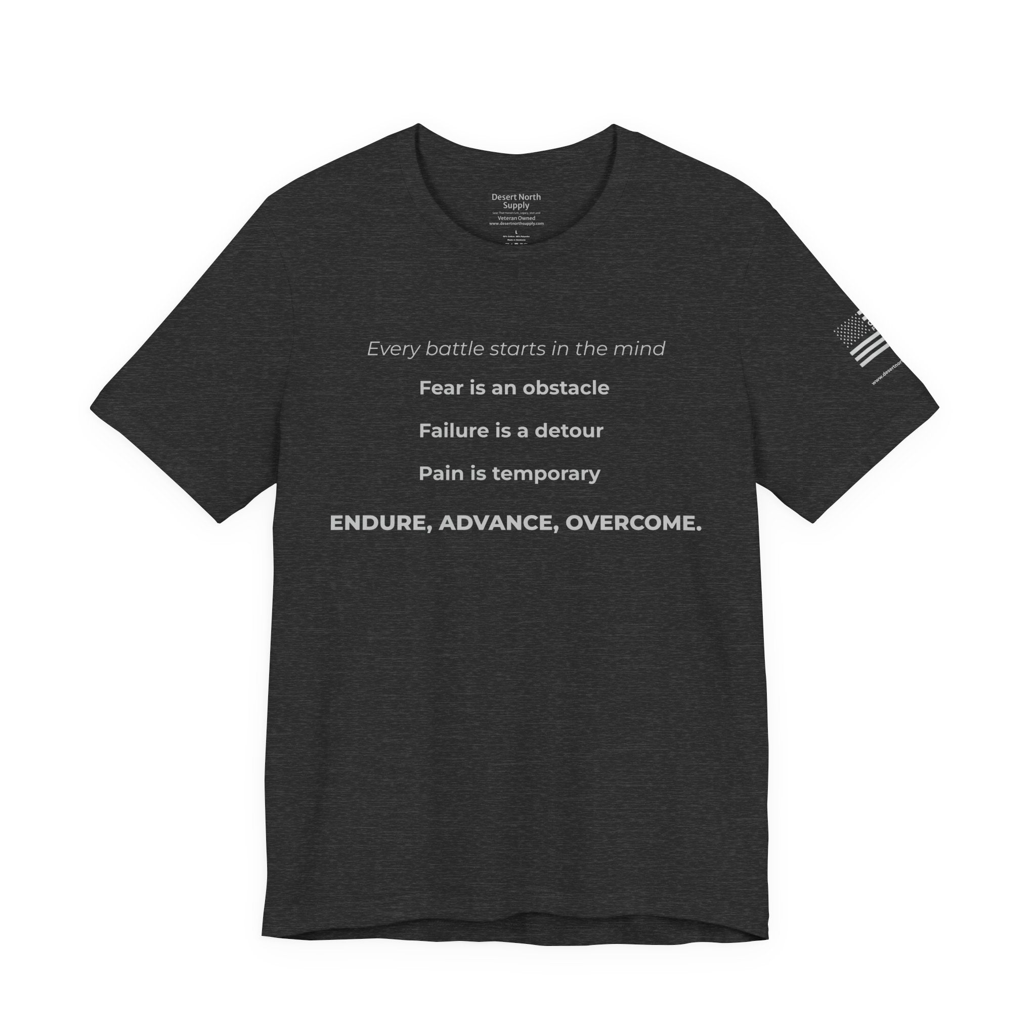 Endure Advance Overcome Motivational Tee - Choose Forward