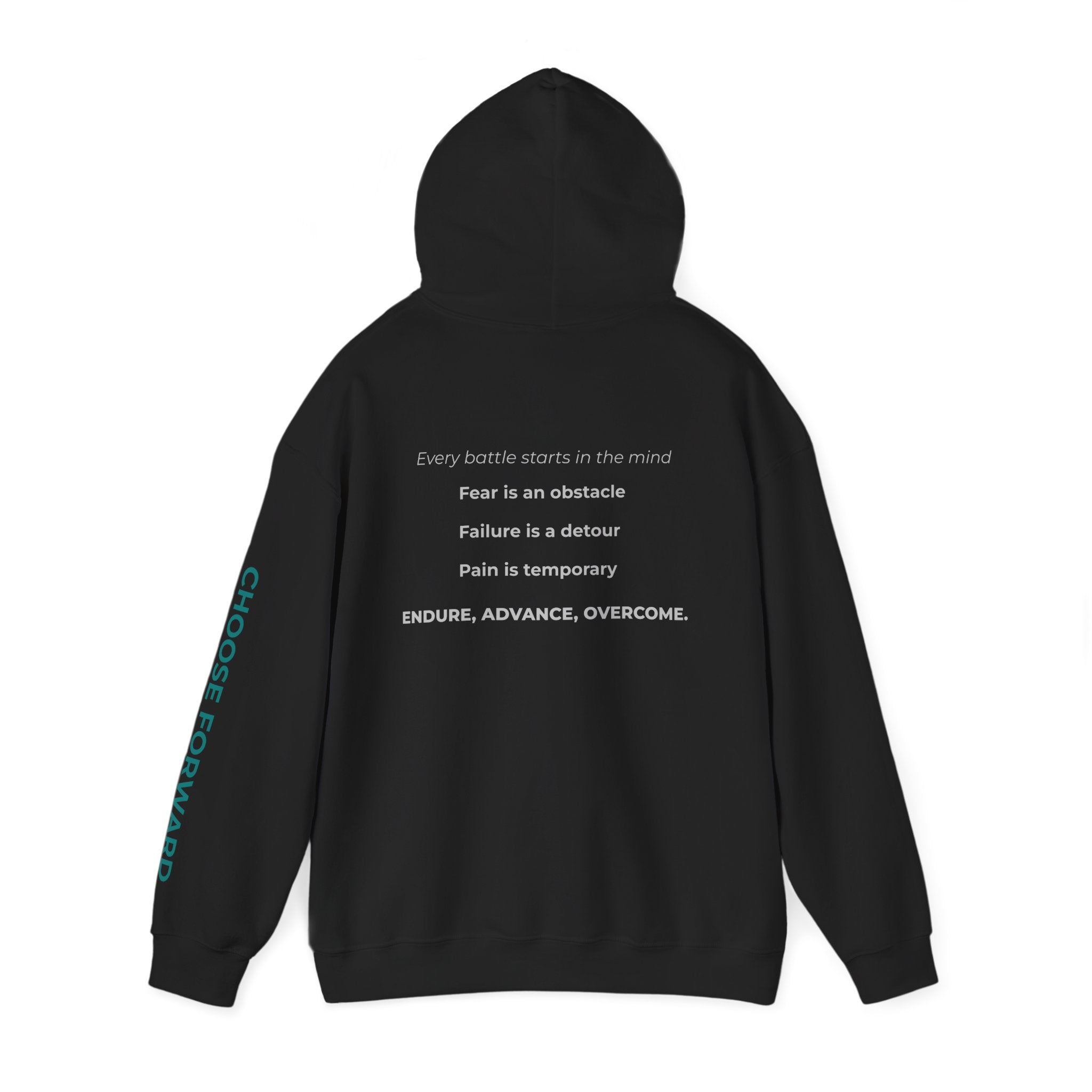 Endure Advance Overcome Hoodie — Inspirational Warrior Motivational Sweatshirt