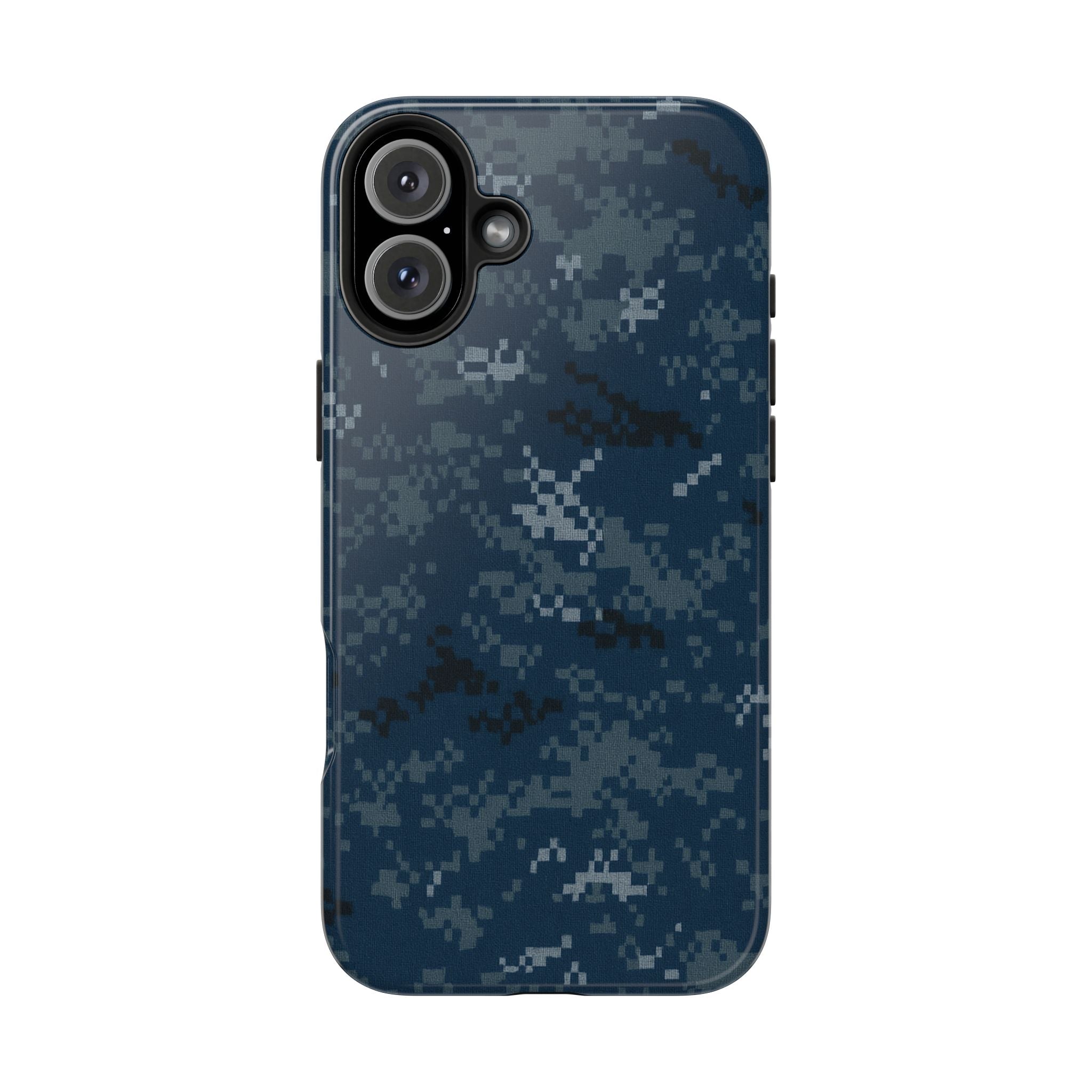 US Navy Blue Camo phone case | Military Camouflage Phone Case