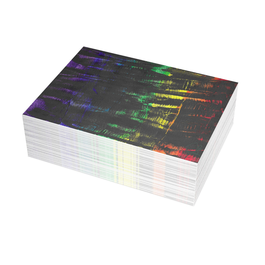 Inner Thoughts - A Spectrum Interrupted Abstract Watercolor Postcard Set (4x6 or 5x7)