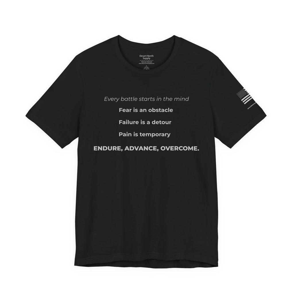 Endure Advance Overcome Motivational Tee - Choose Forward