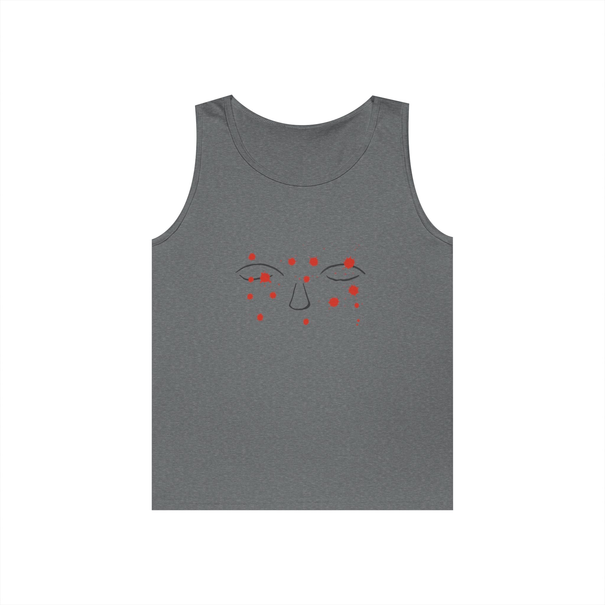 Thoughts Tank Top - Minimalist Trauma-Inspired Apparel by John Ganger