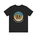 Desert North Supply Logo Tee — Vintage Sunset Outdoor Graphic T-Shirt
