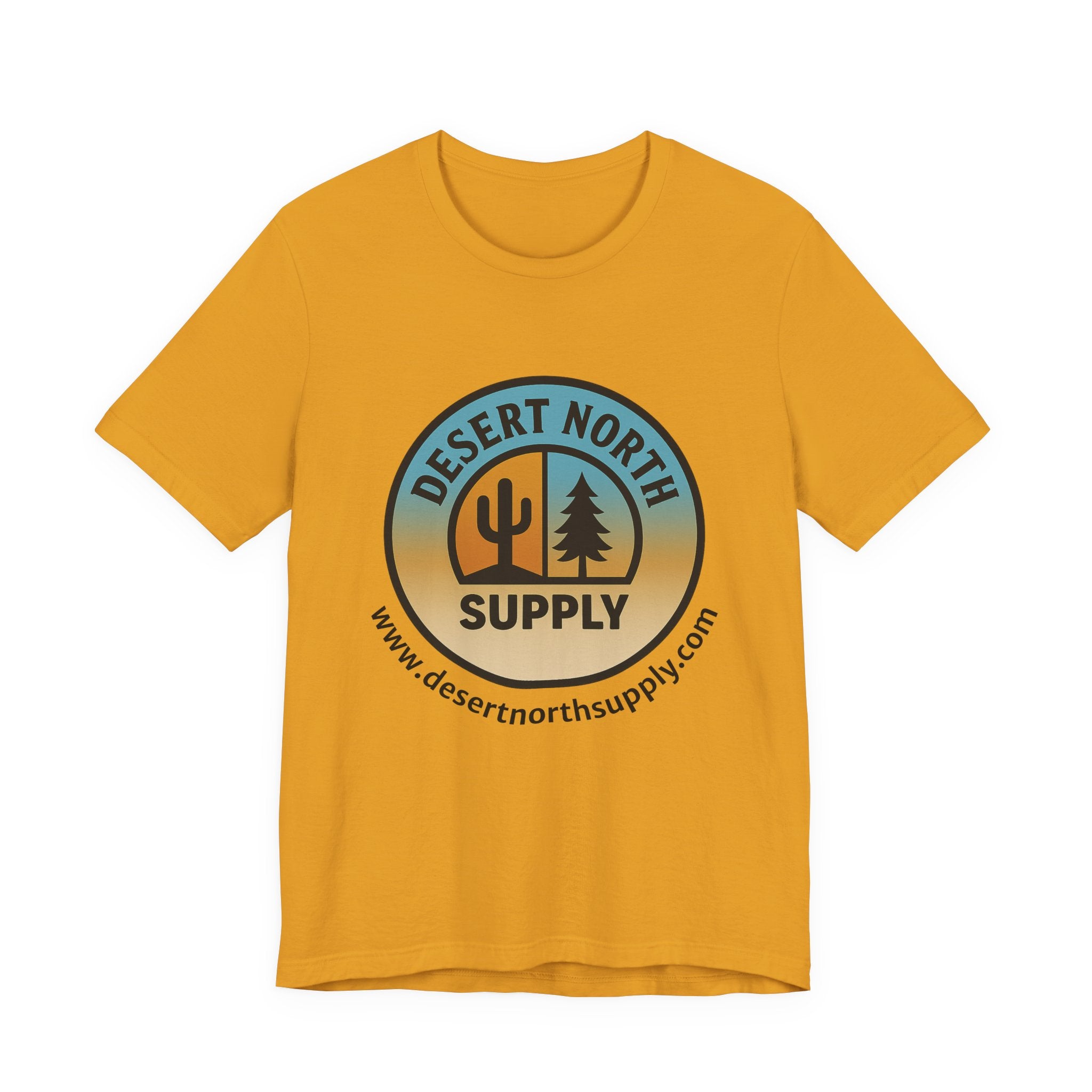 Desert North Supply Logo Tee — Vintage Sunset Outdoor Graphic T-Shirt