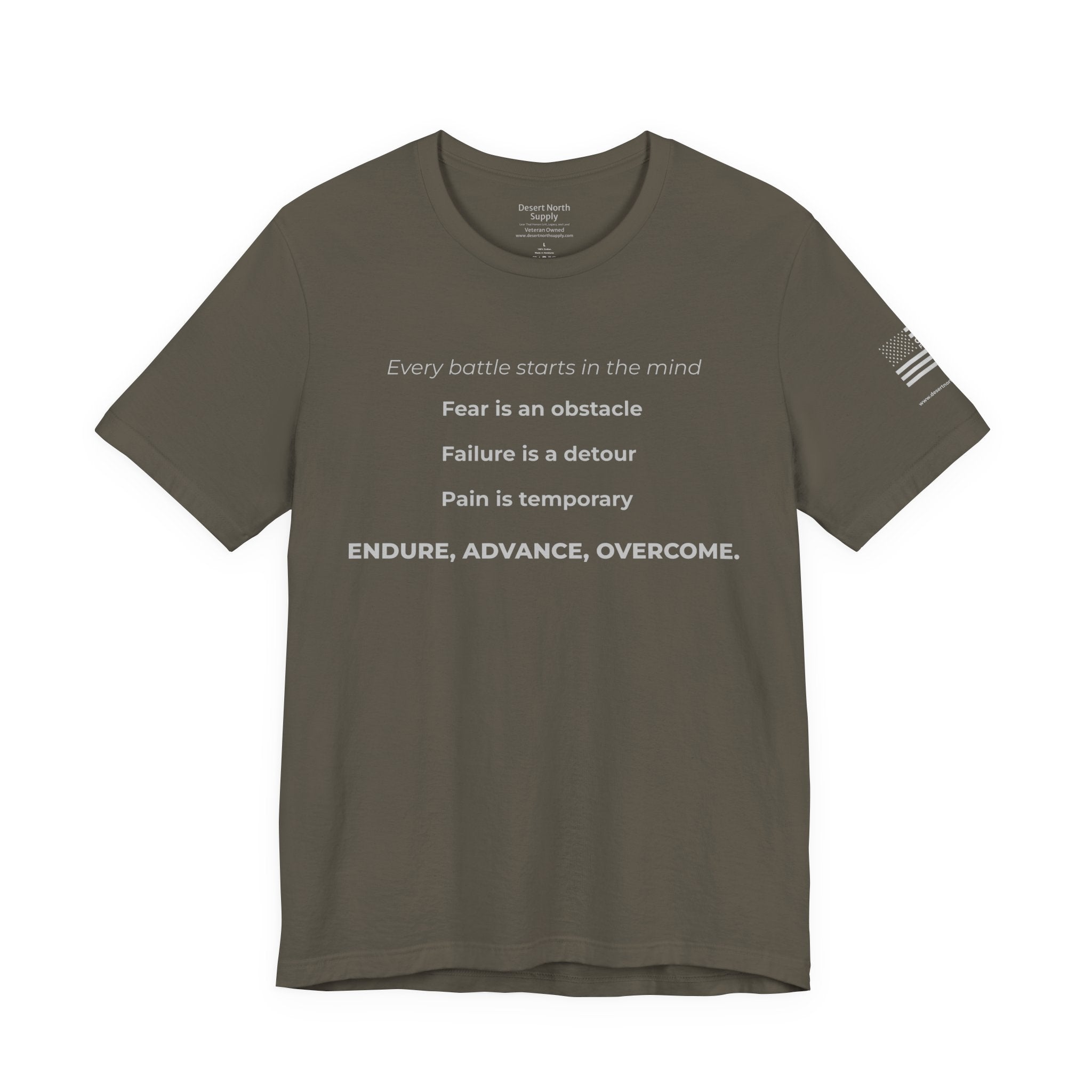 Endure Advance Overcome Motivational Tee - Choose Forward
