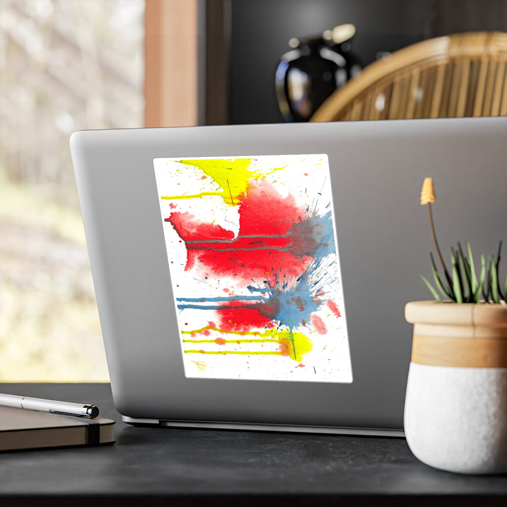 Splat - Playful Abstract Paint Splash Watercolor Vinyl Decal