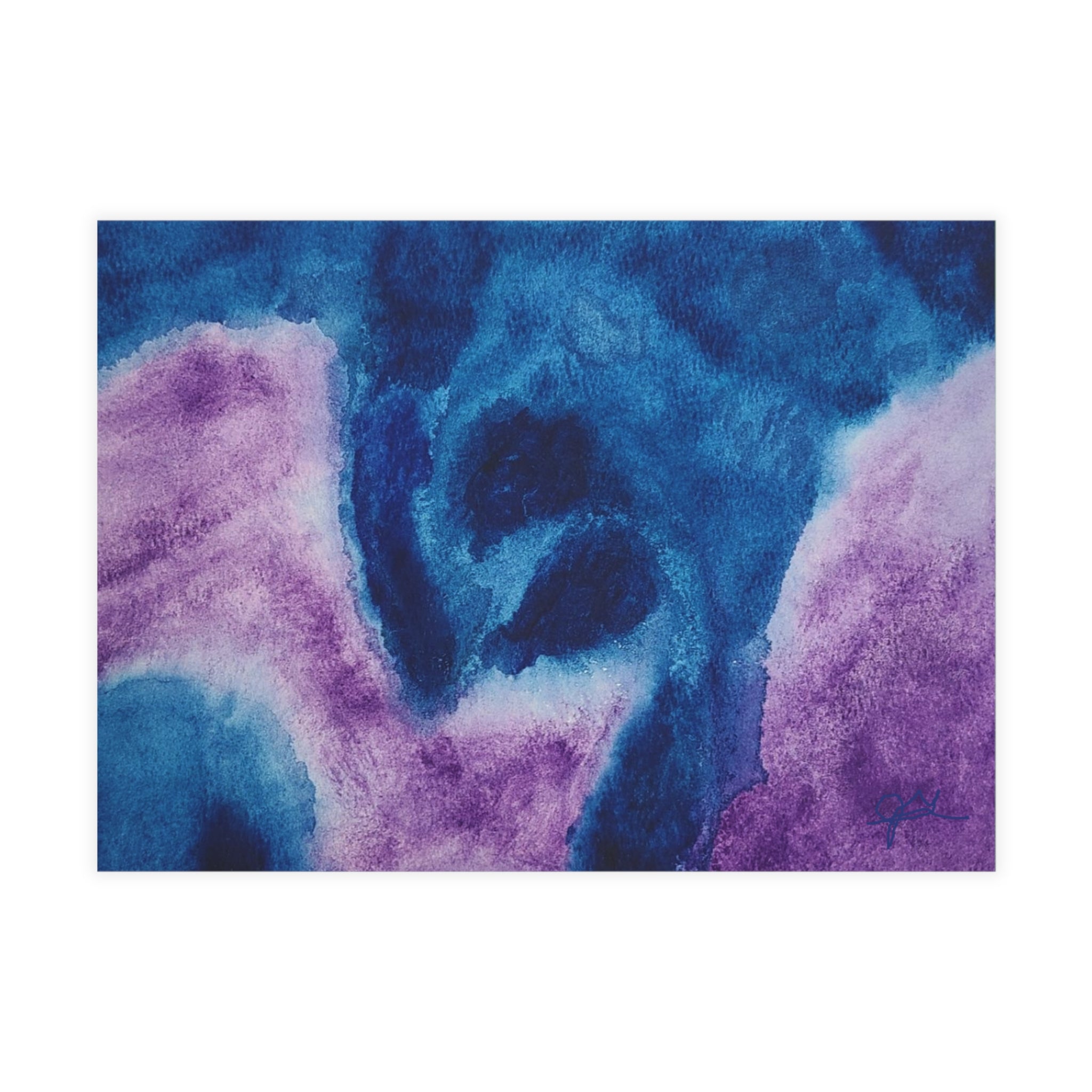 Storms of Torment - Abstract Watercolor Postcard Set (4x6 or 5x7)