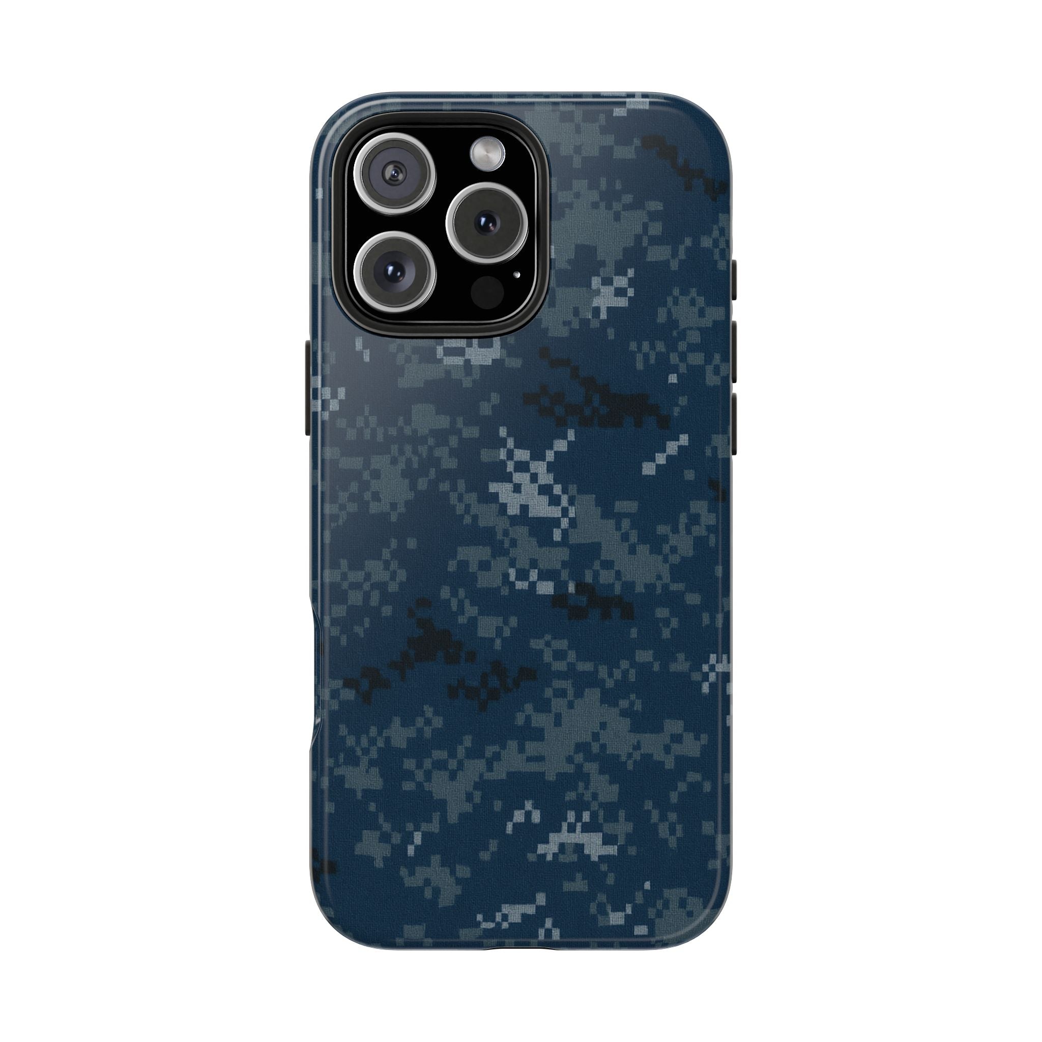 US Navy Blue Camo phone case | Military Camouflage Phone Case