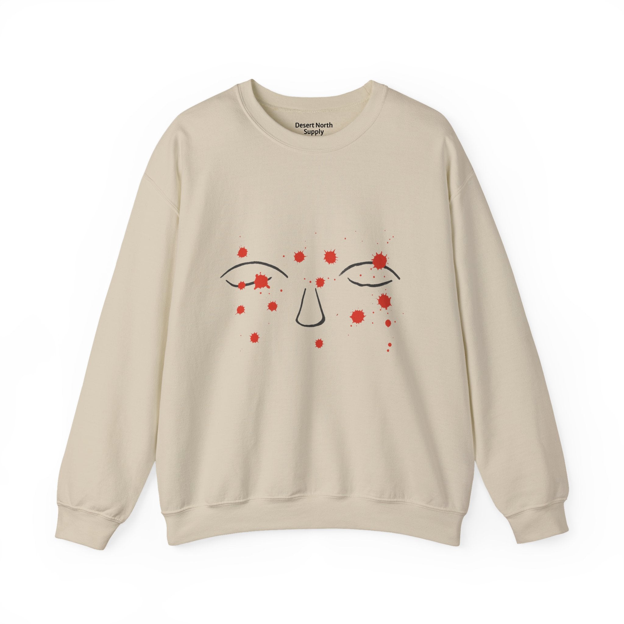 Thoughts Crewneck - Minimalist Trauma-Inspired Apparel by John Ganger