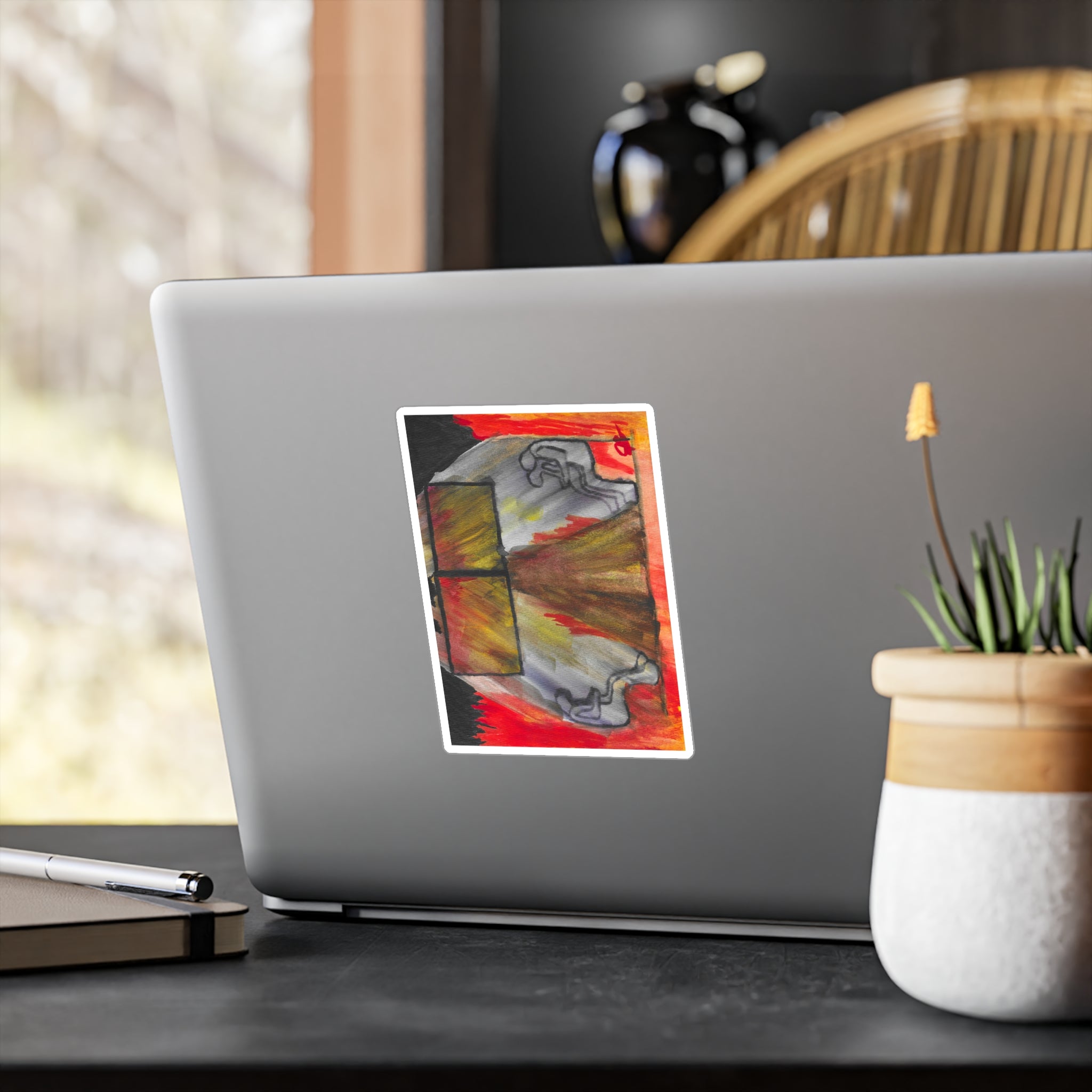 The Vision in my Head  - Abstract Origin Watercolor Vinyl Decal
