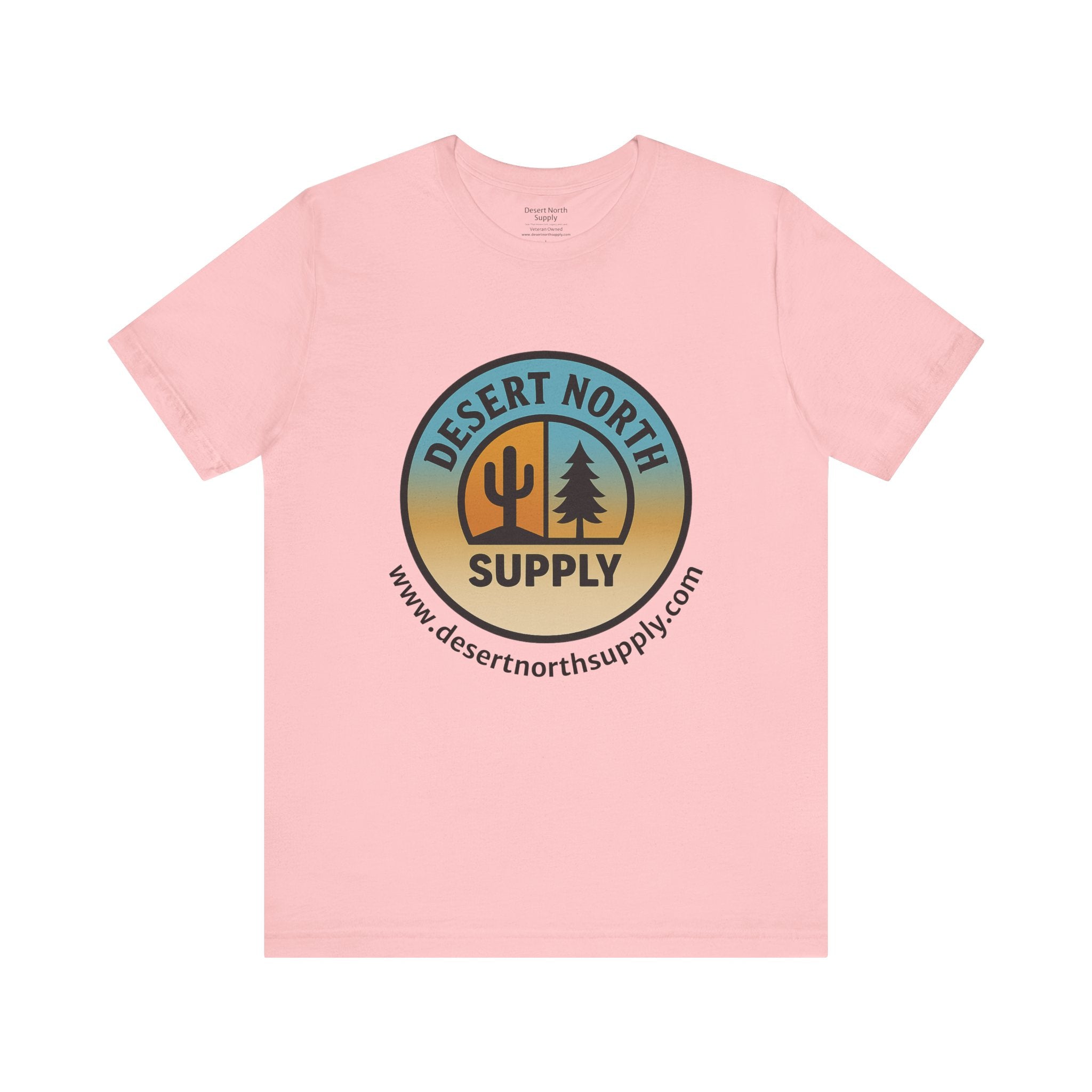 Desert North Supply Logo Tee — Vintage Sunset Outdoor Graphic T-Shirt