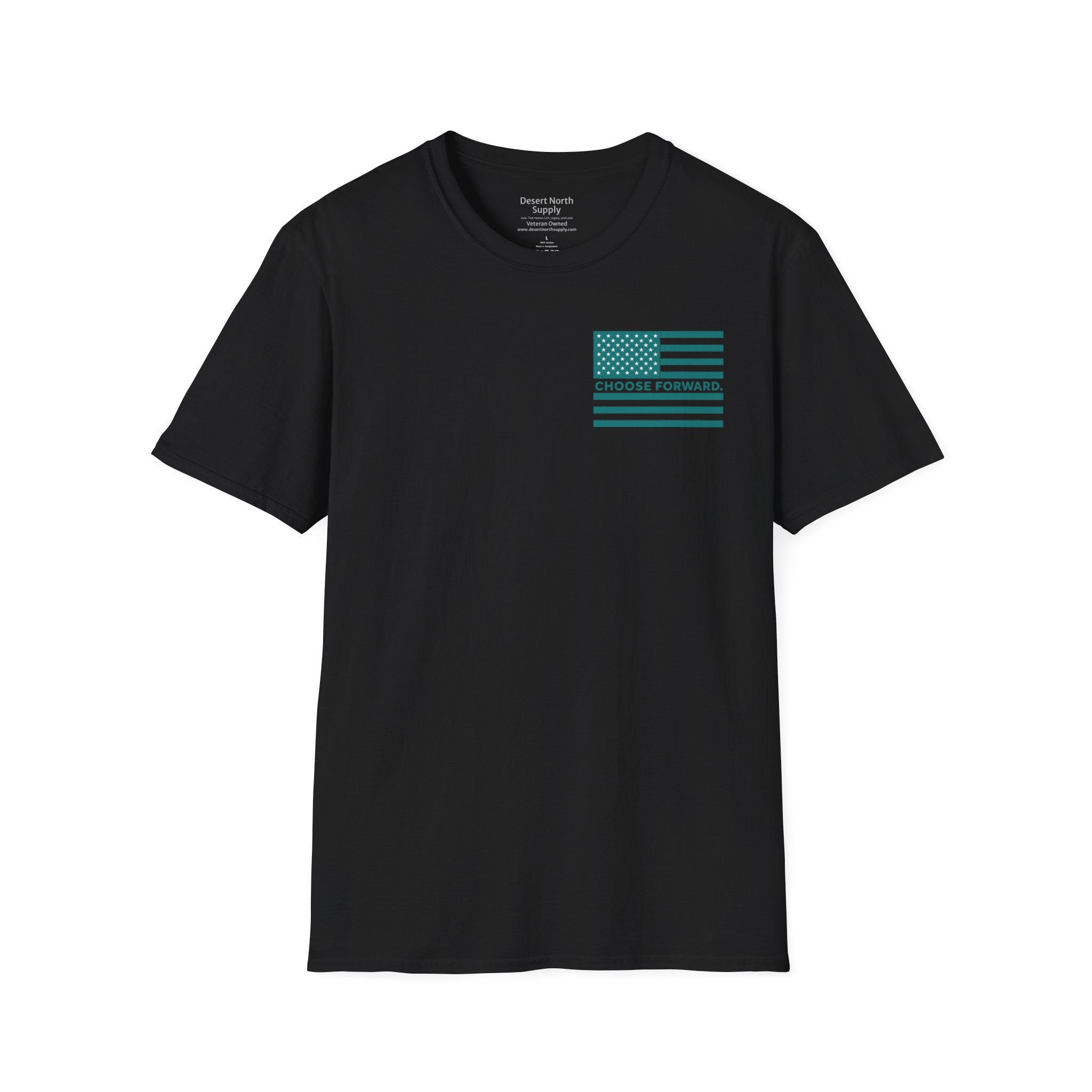 Choose Forward FAFO Shirt - Teal American Old Man with a DD-214 Motivation Tee for Strength, Grit & Resilience