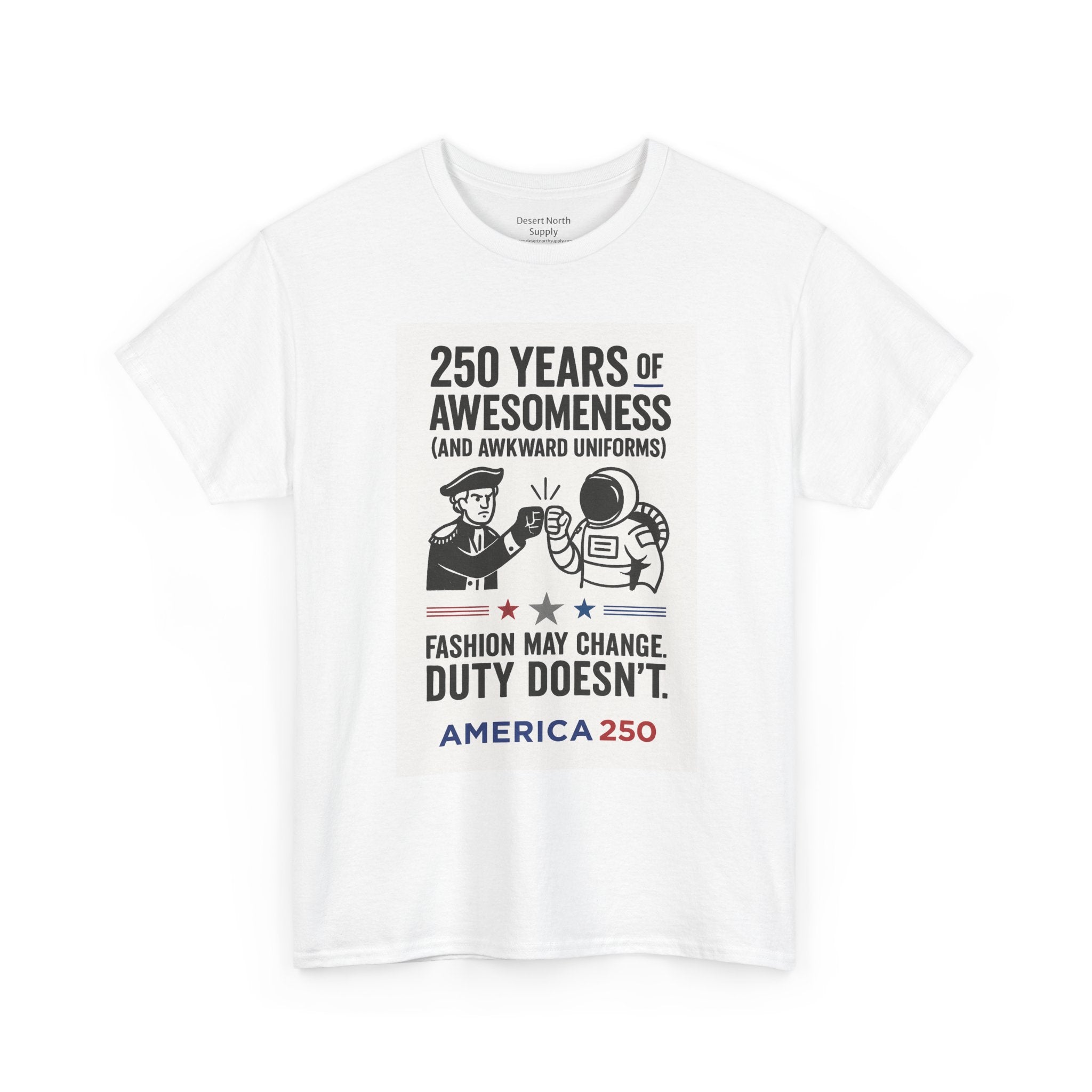 250 Years of Awesomeness Military History T-Shirt – Funny Duty & Uniforms Tee