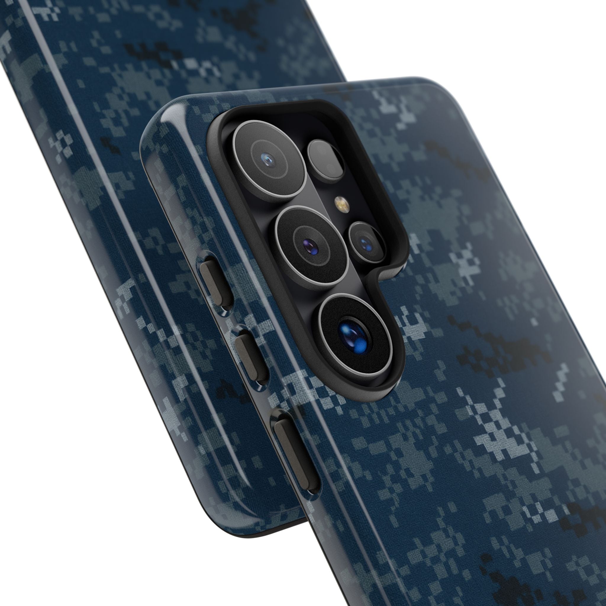 US Navy Blue Camo phone case - Military Camouflage Phone Case
