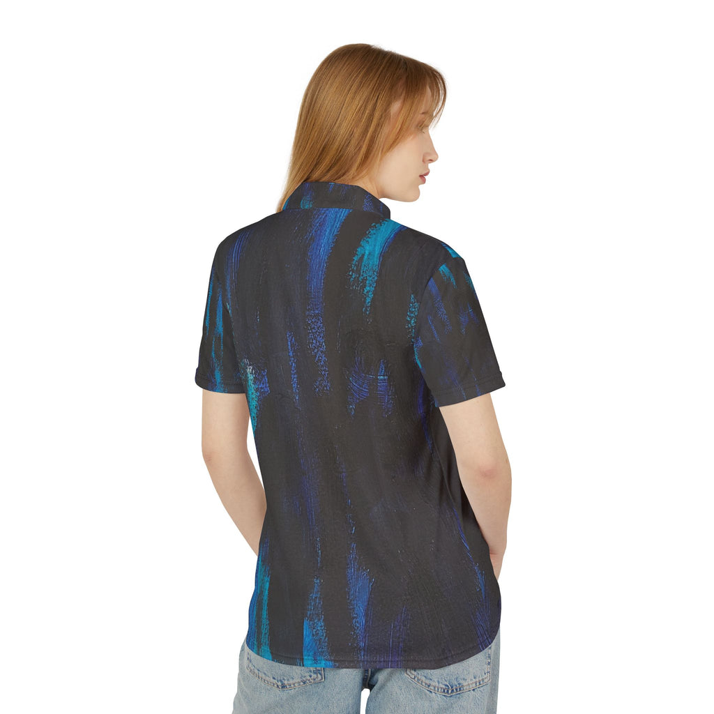 Spirits of Water Watercolor Polo Shirt