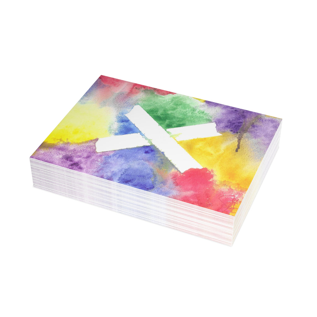 Marks the Spot - Emotional Healing Watercolor Art - Abstract Watercolor Postcard Set (4x6 or 5x7)