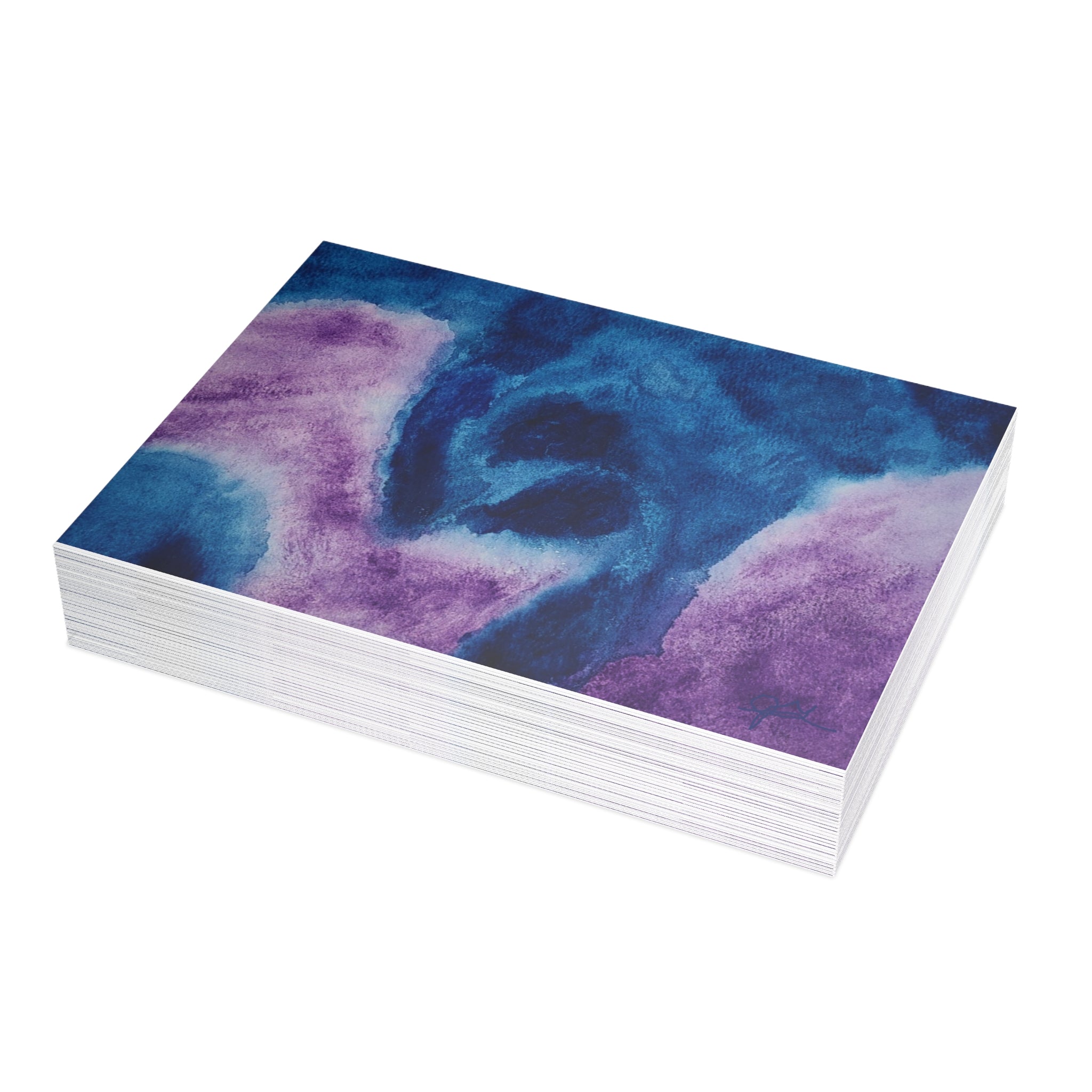 Storms of Torment - Abstract Watercolor Postcard Set (4x6 or 5x7)