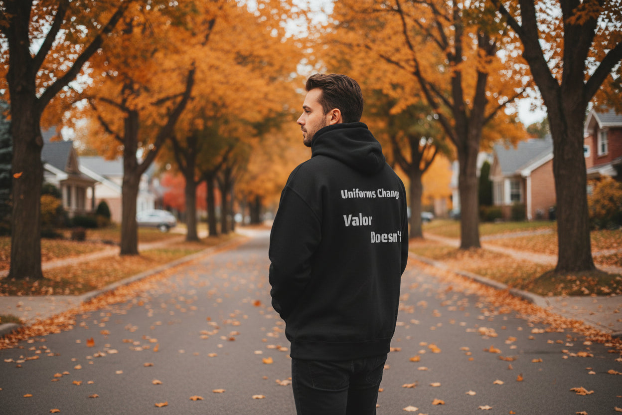 Valor Doesn't Change Hoodie 250 Years American Awesomeness Huzza Oorah