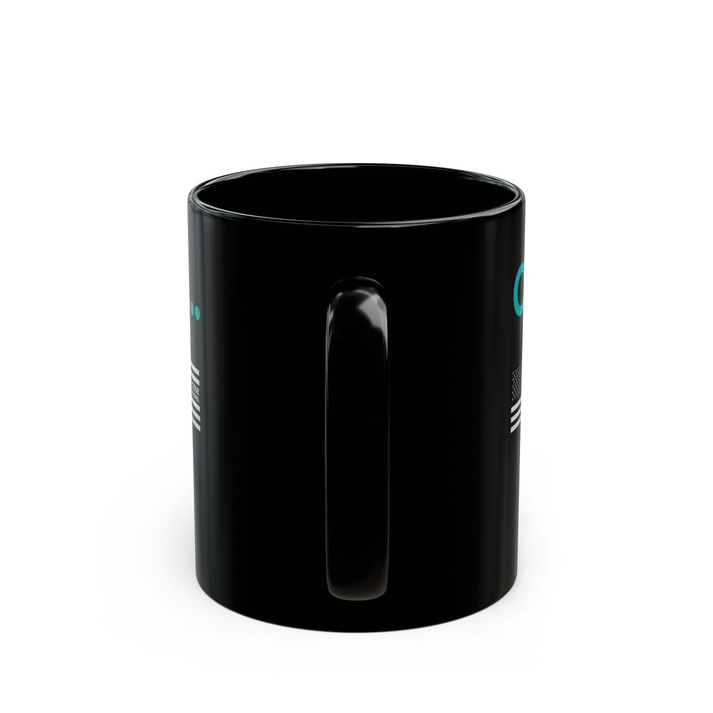 Choose Forward Black Mug — "One, More, Day..."