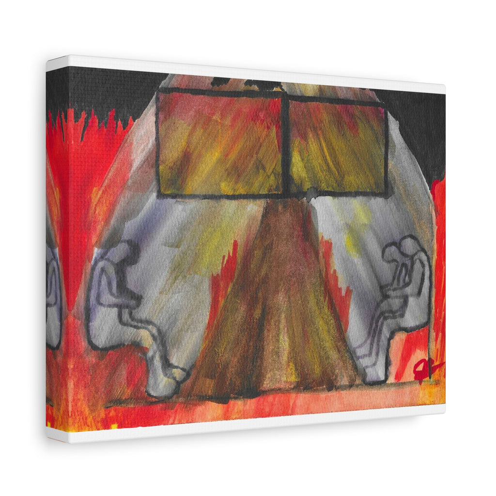 The Vision (In My Head) - Abstract Origin Memory Watercolor - Canvas Wall Art