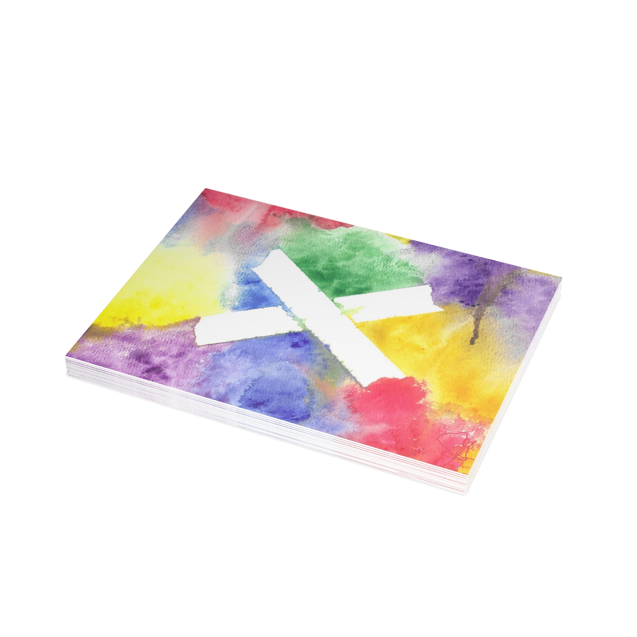 Marks the Spot - Emotional Healing Watercolor Art - Abstract Watercolor Postcard Set (4x6 or 5x7)