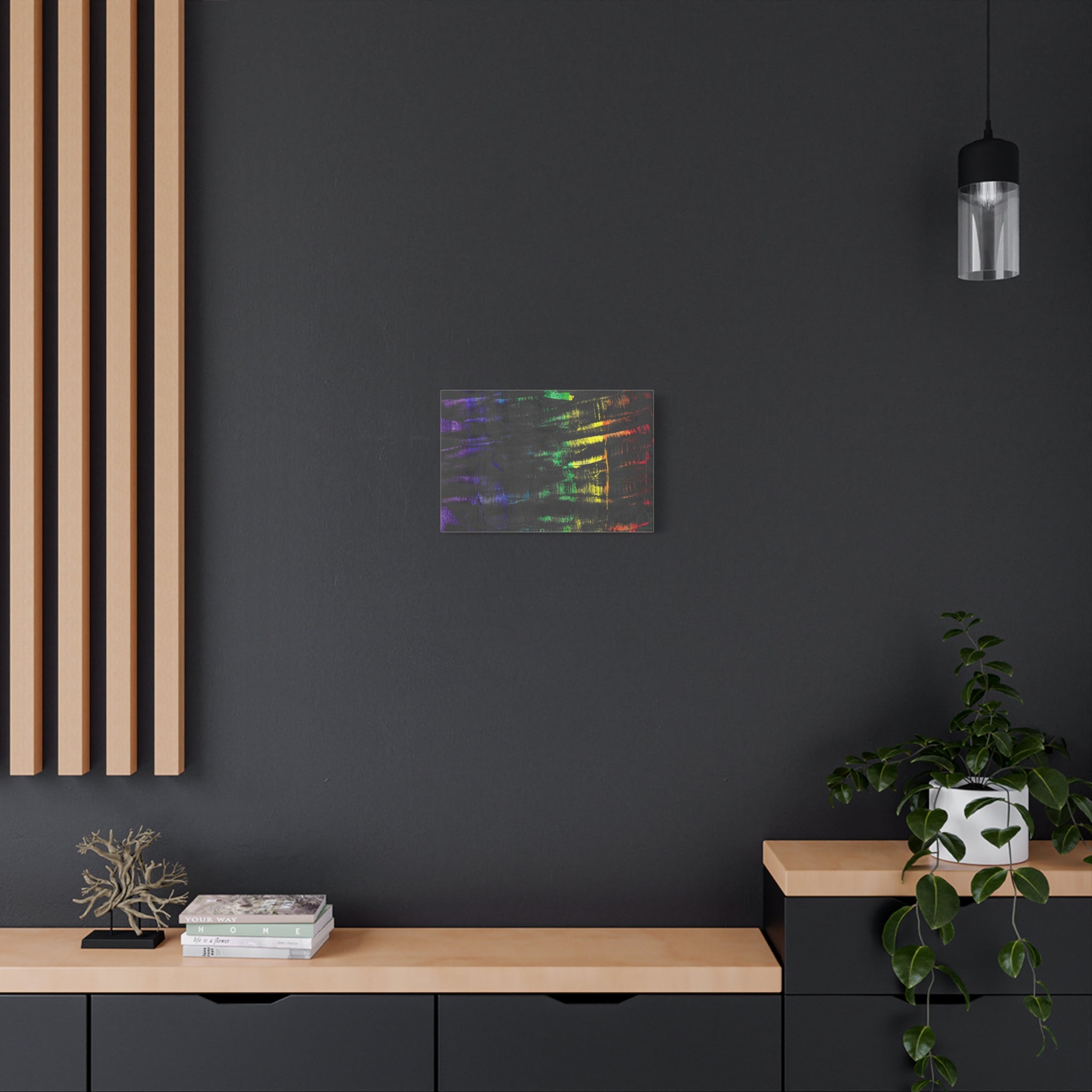 Inner Thoughts - A Spectrum Interrupted - Canvas Wall Art