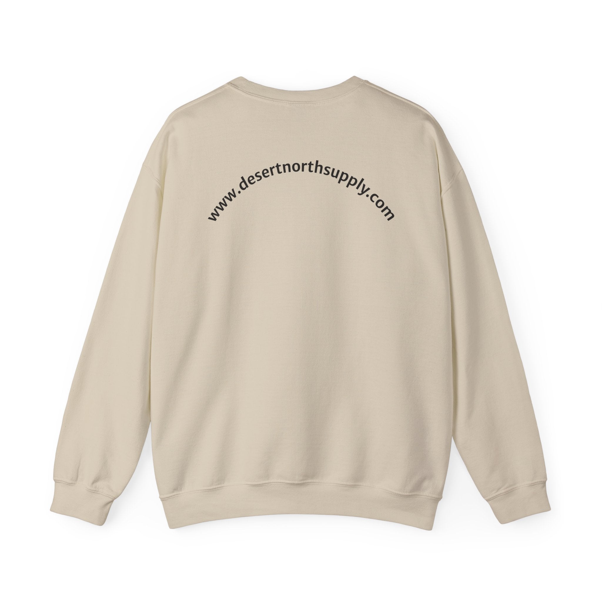 Desert North Supply Crewneck Sweatshirt – Vintage Cactus & Pine Logo