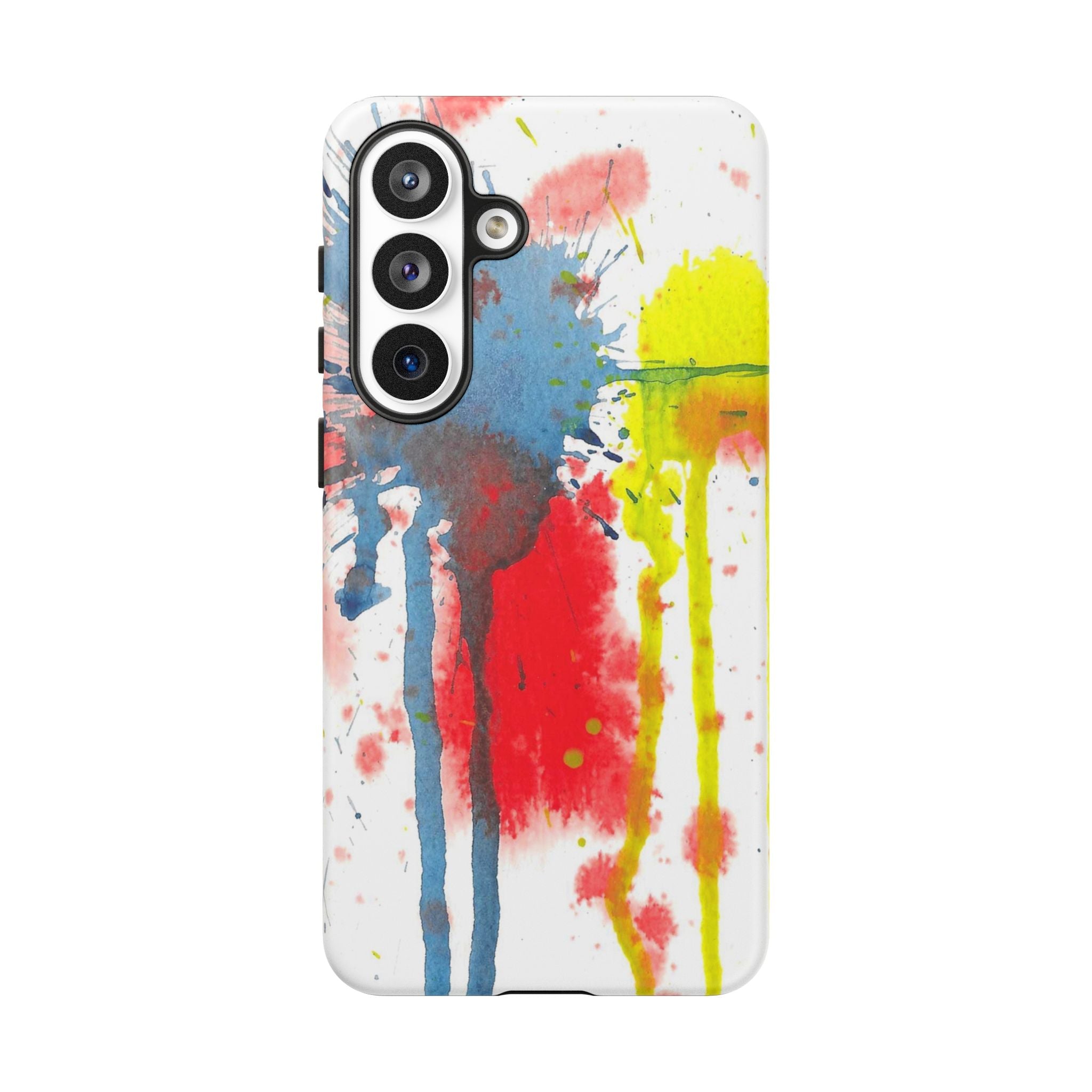 Tough Cases Watercolor 'Splat' Phone Case - Abstract Primary Colors Art