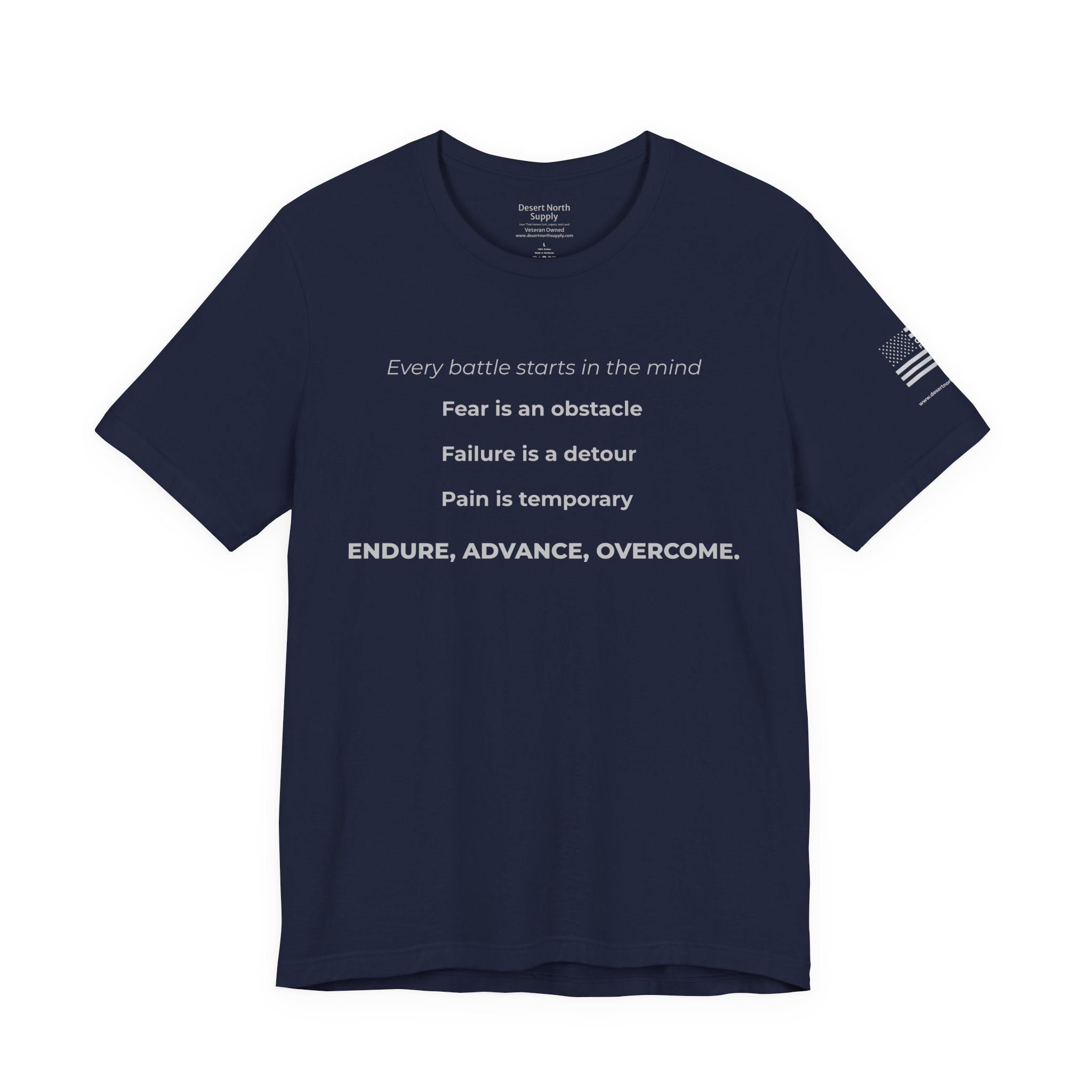 Endure Advance Overcome Motivational Tee - Choose Forward