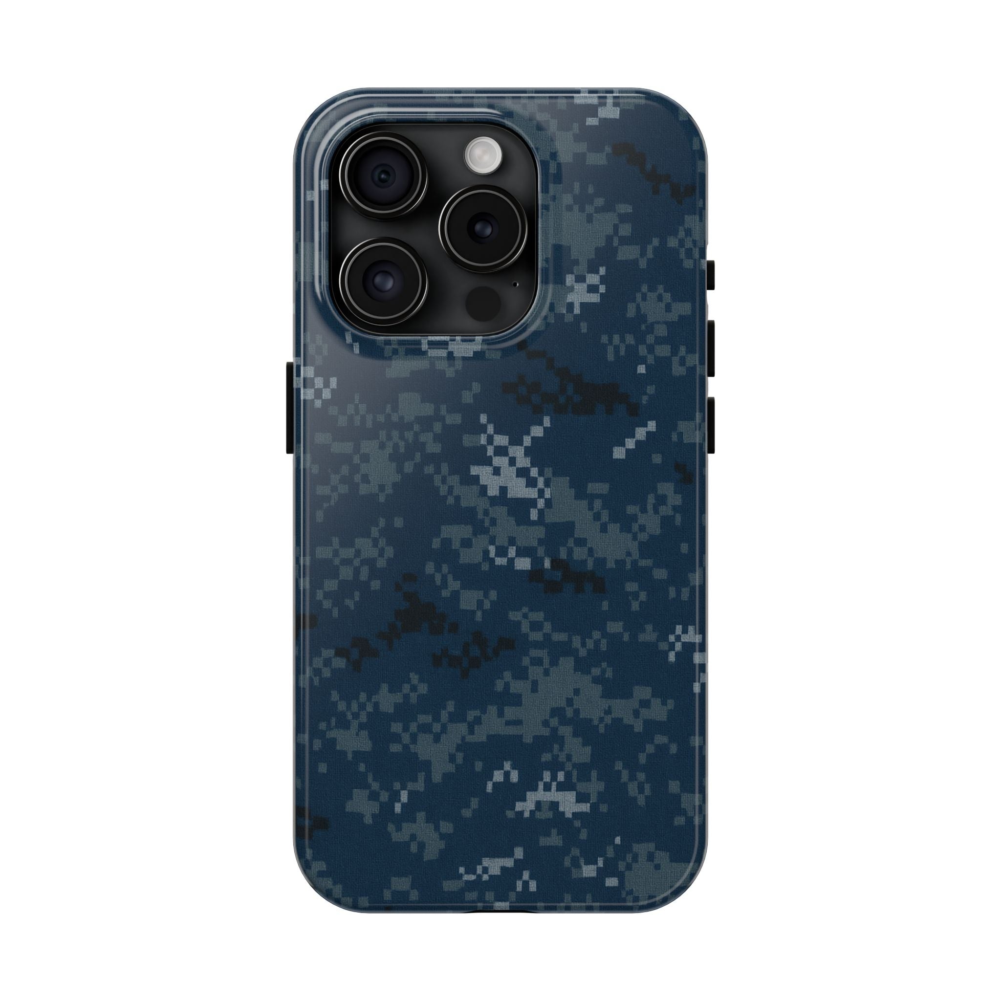 US Navy Blue Camo phone case | Military Camouflage Phone Case