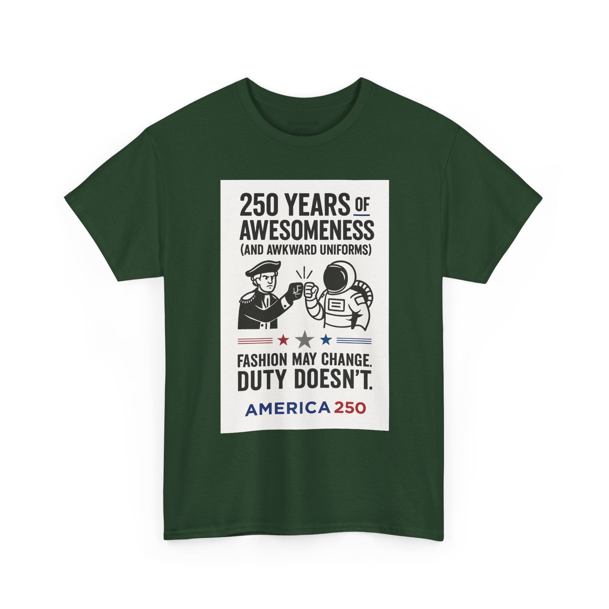 250 Years of Awesomeness Military History T-Shirt – Funny Duty & Uniforms Tee