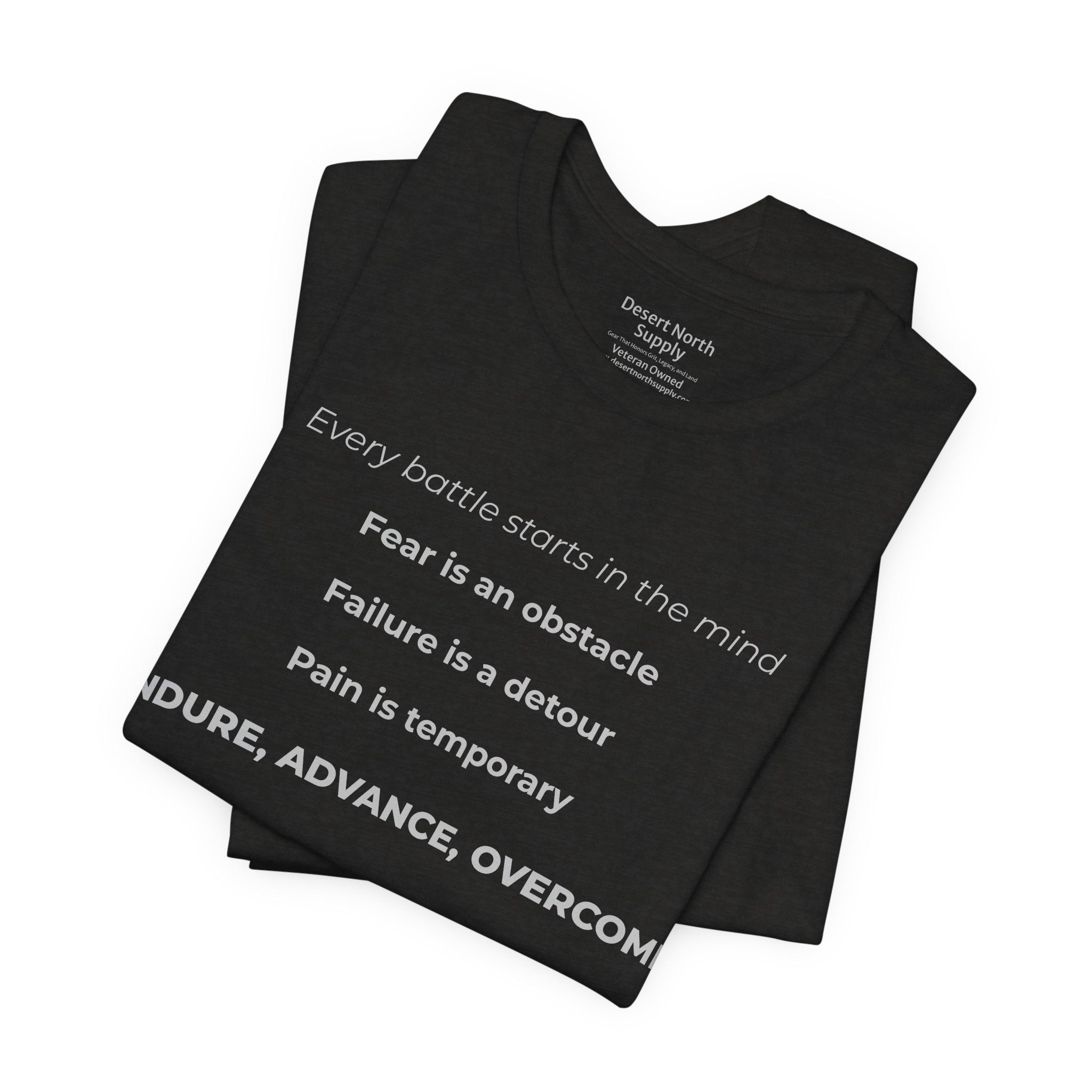Endure Advance Overcome Motivational Tee - Choose Forward