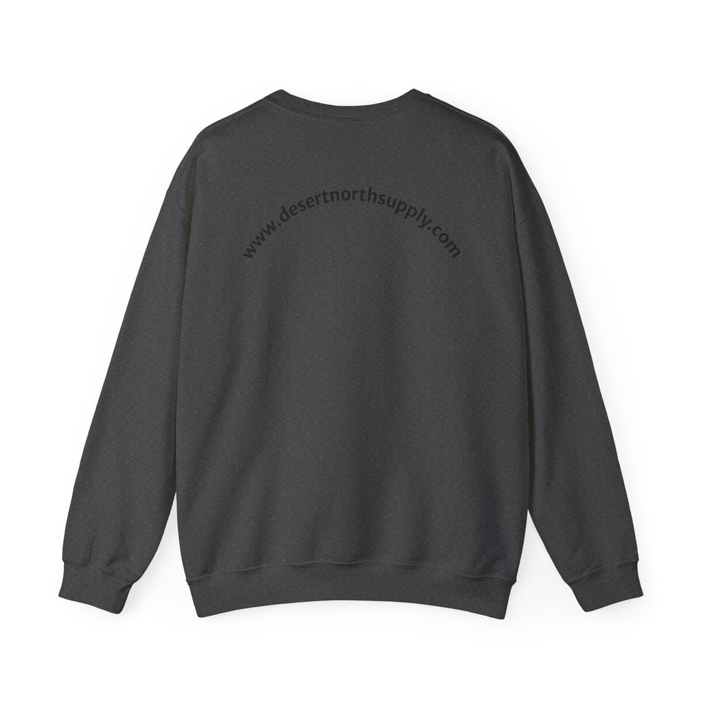 Desert North Supply Crewneck Sweatshirt – Vintage Cactus & Pine Logo