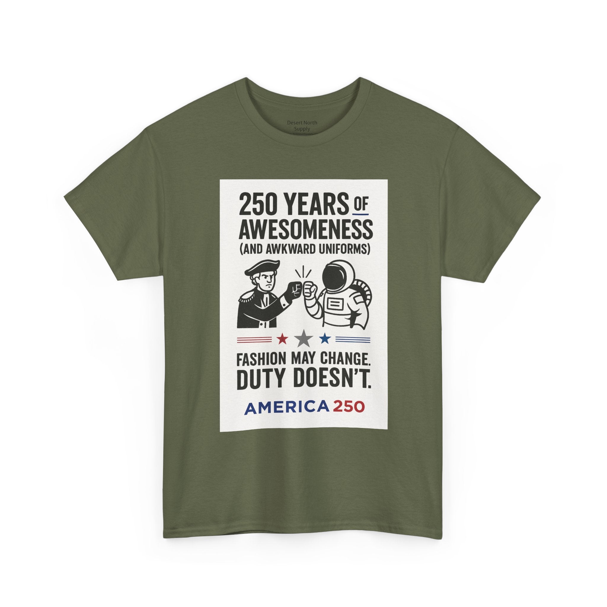 250 Years of Awesomeness Military History T-Shirt – Funny Duty & Uniforms Tee