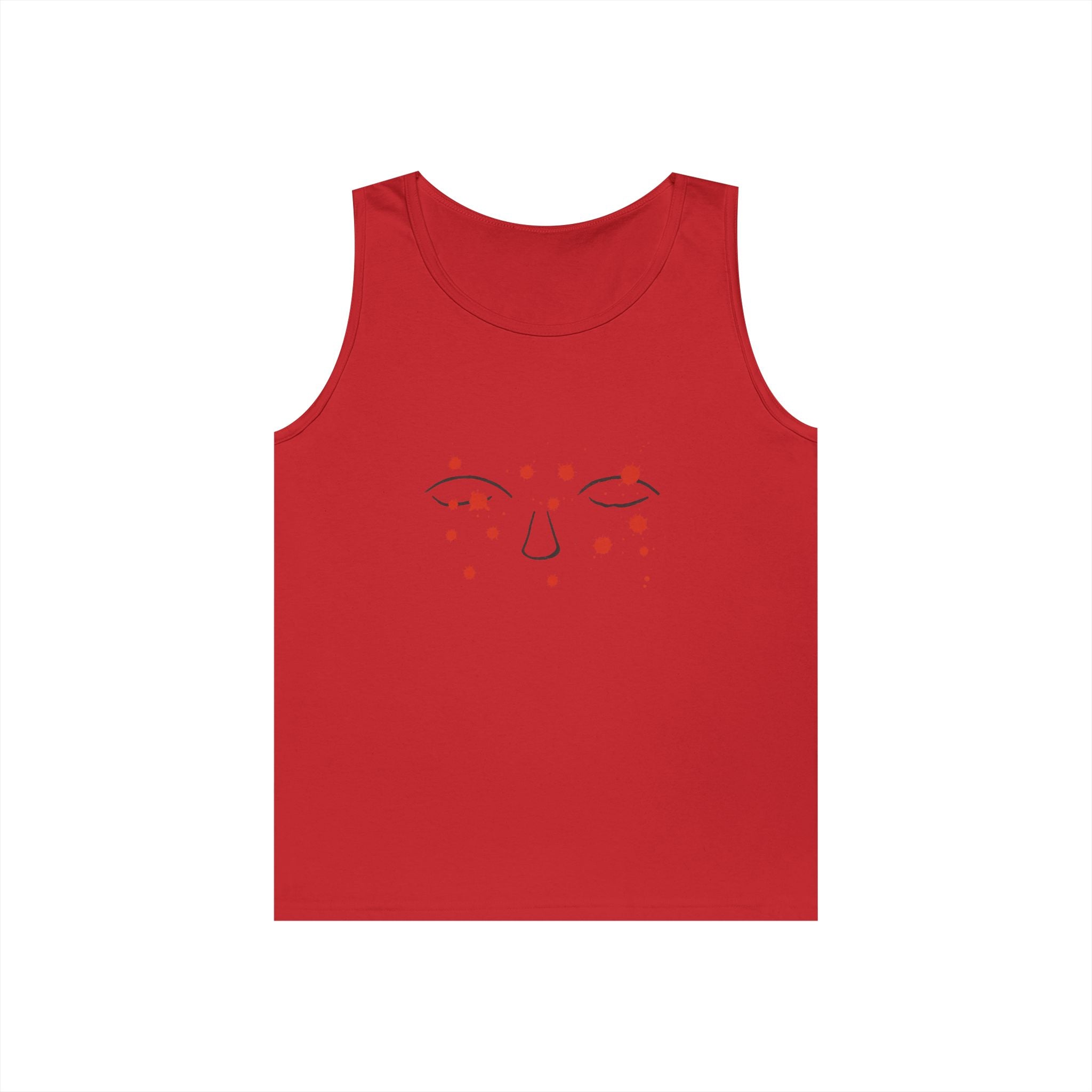 Thoughts Tank Top - Minimalist Trauma-Inspired Apparel by John Ganger