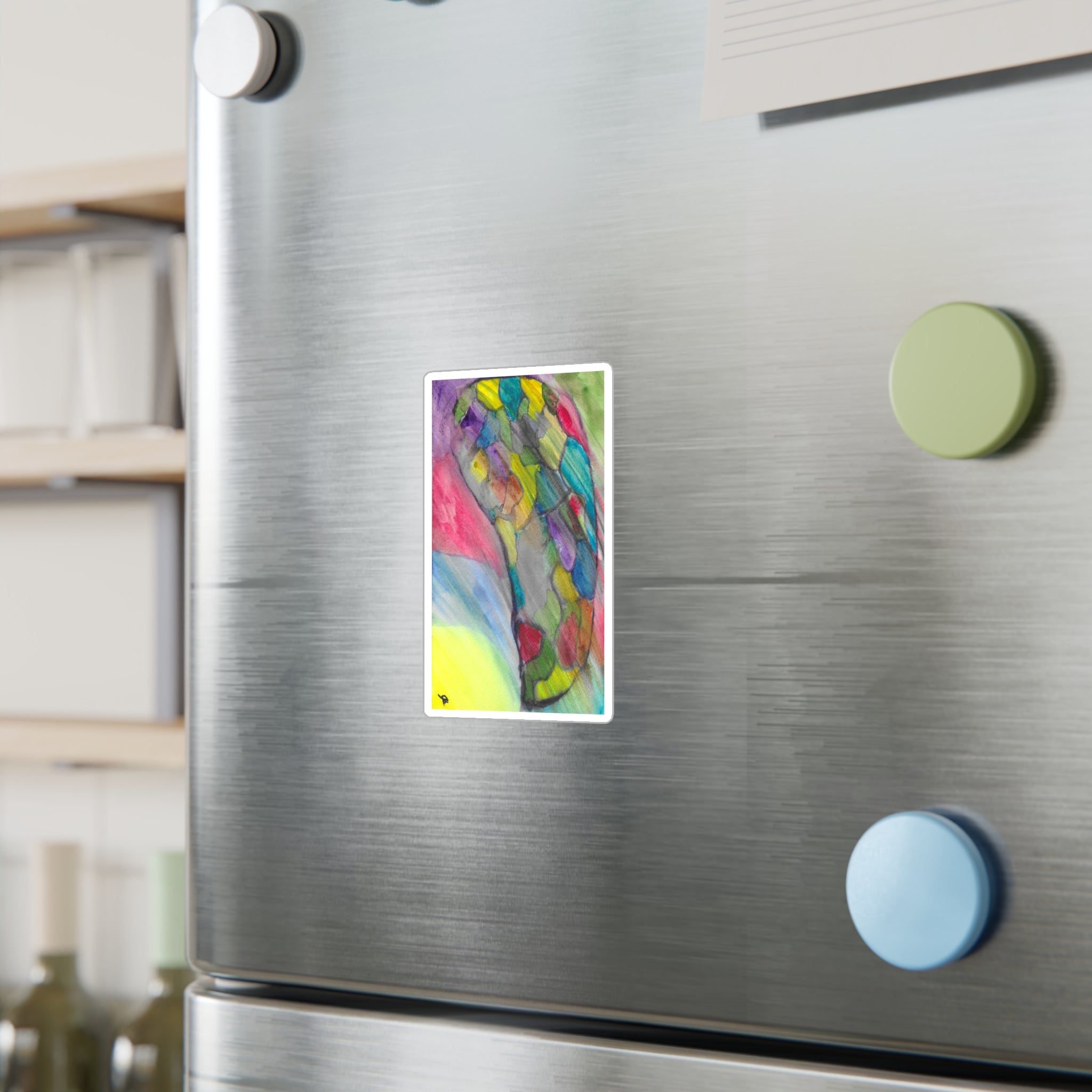 The Infection Spreads - Abstract Trauma Brain Watercolor - Vinyl Decal