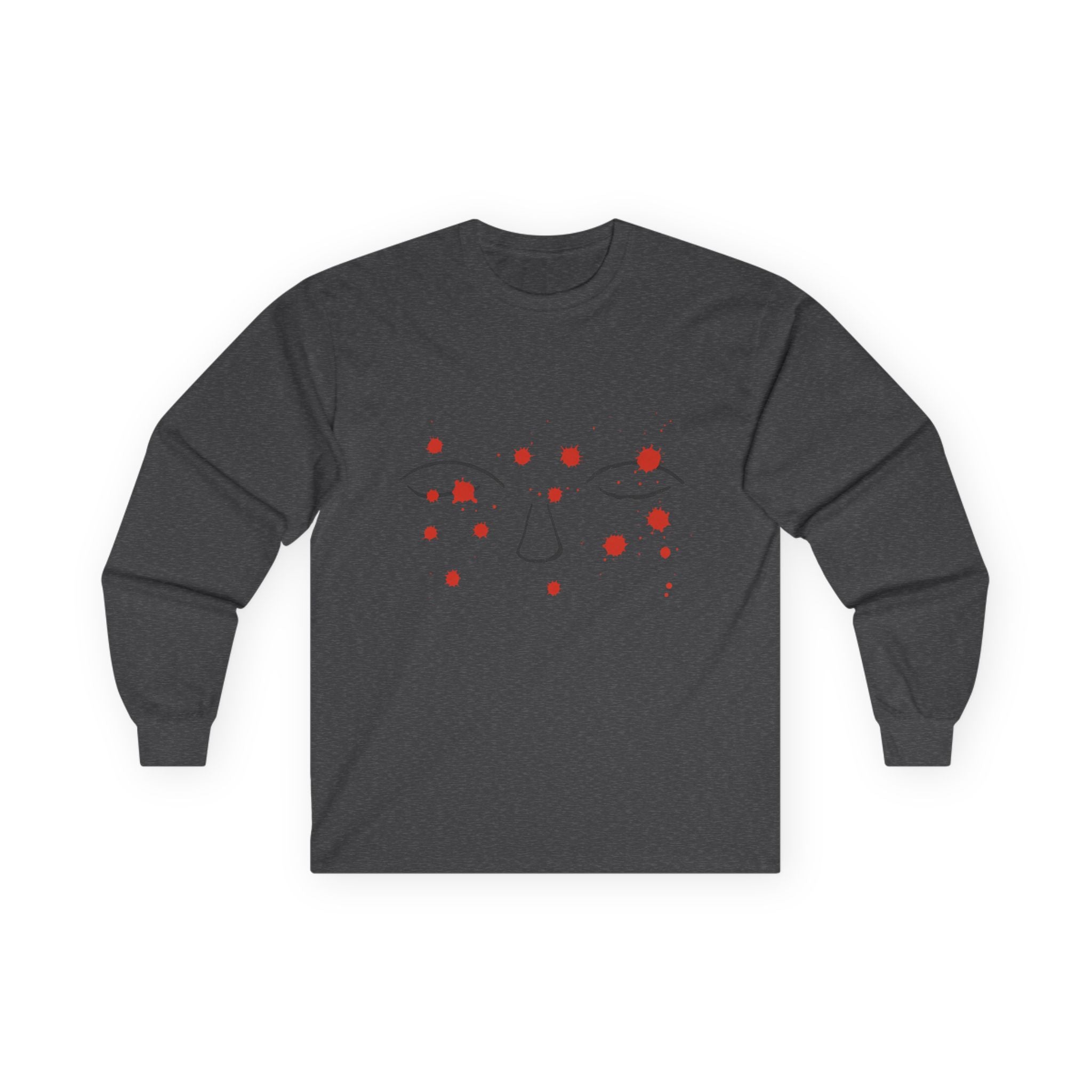 Thoughts Long Sleeve Tee - Minimalist Trauma-Inspired Apparel by John Ganger