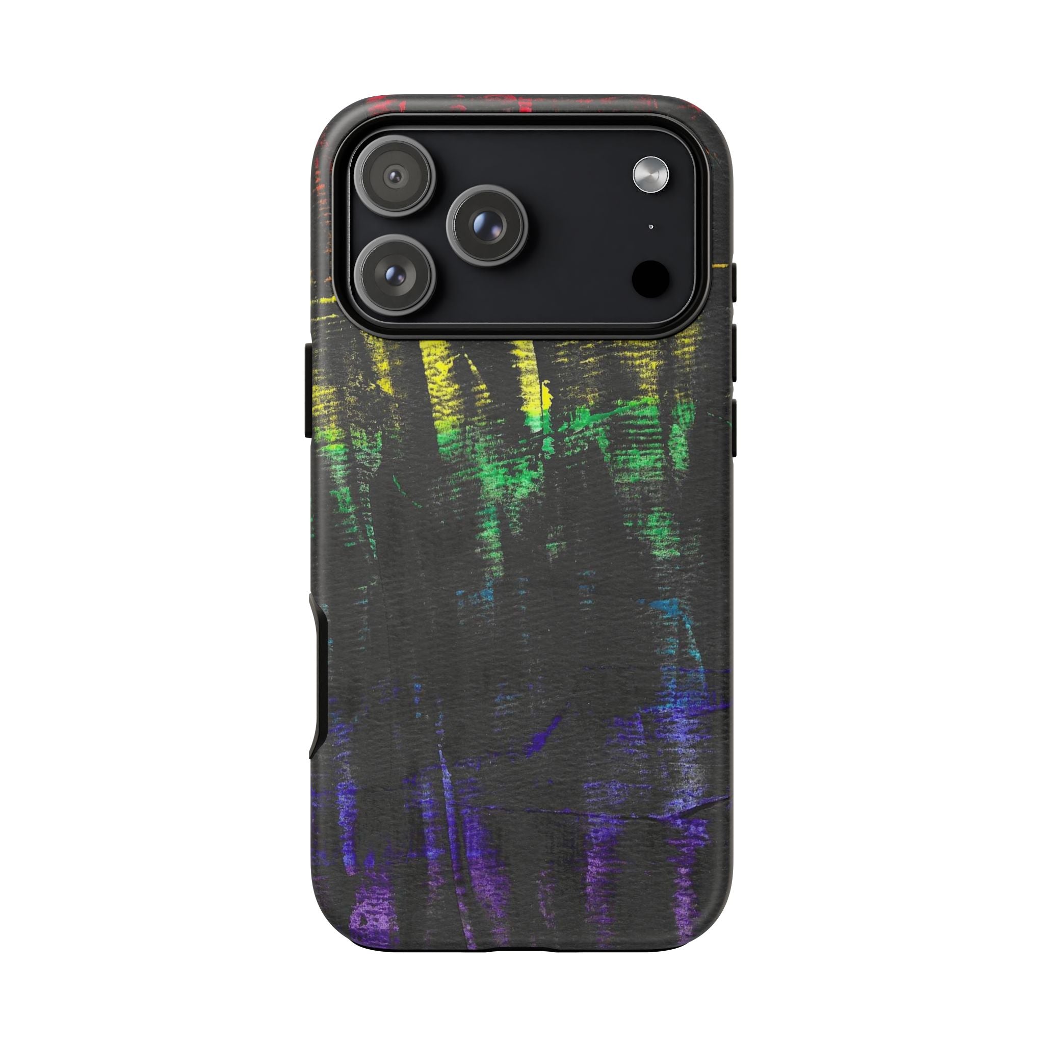 Inner Thoughts Watercolor Phone Case — Multi‑Color Abstract Tough Case