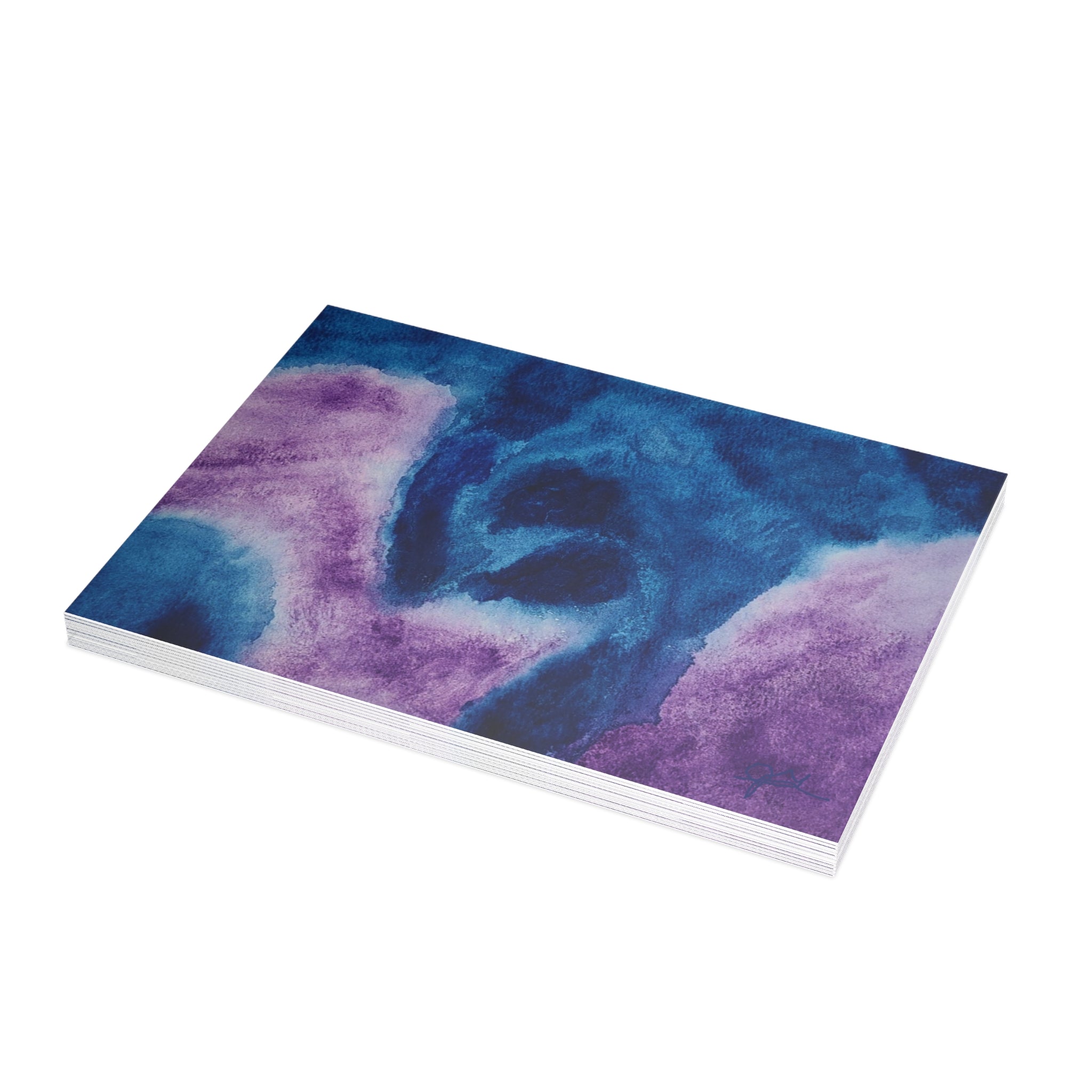 Storms of Torment - Abstract Watercolor Postcard Set (4x6 or 5x7)