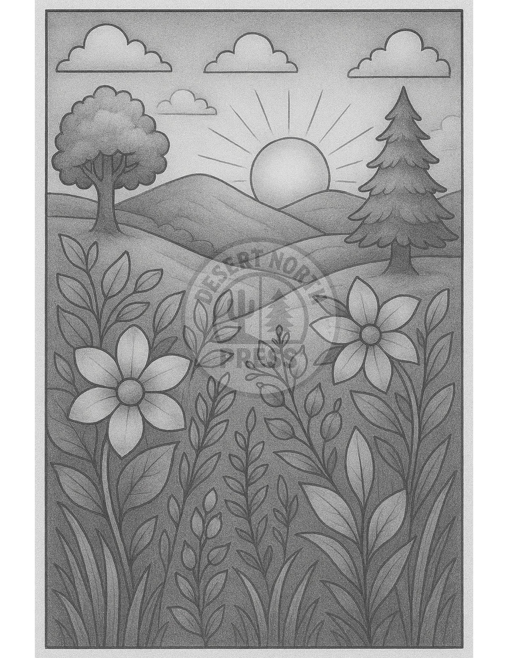60‑Page Adult Coloring Book Printable - Intricate Designs for Stress Relief - Detailed Coloring Pages PDF - Mindful Art Therapy Download