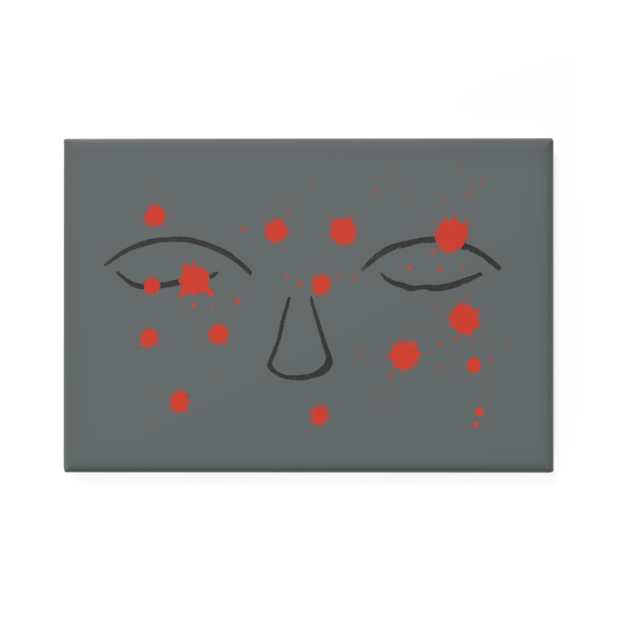 Thoughts Rectangle Magnet - Minimalist Trauma-Inspired Products