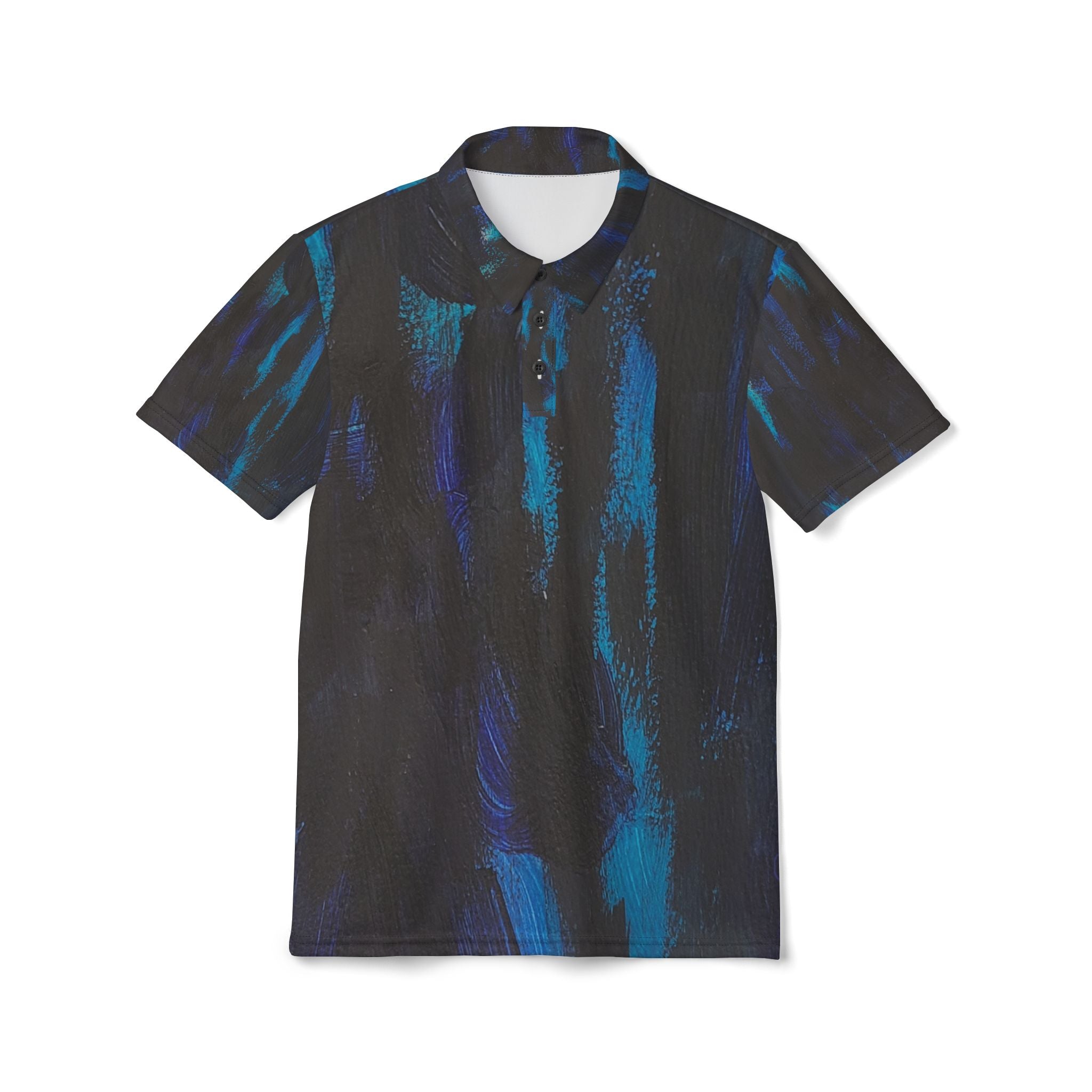 Spirits of Water Watercolor Polo Shirt