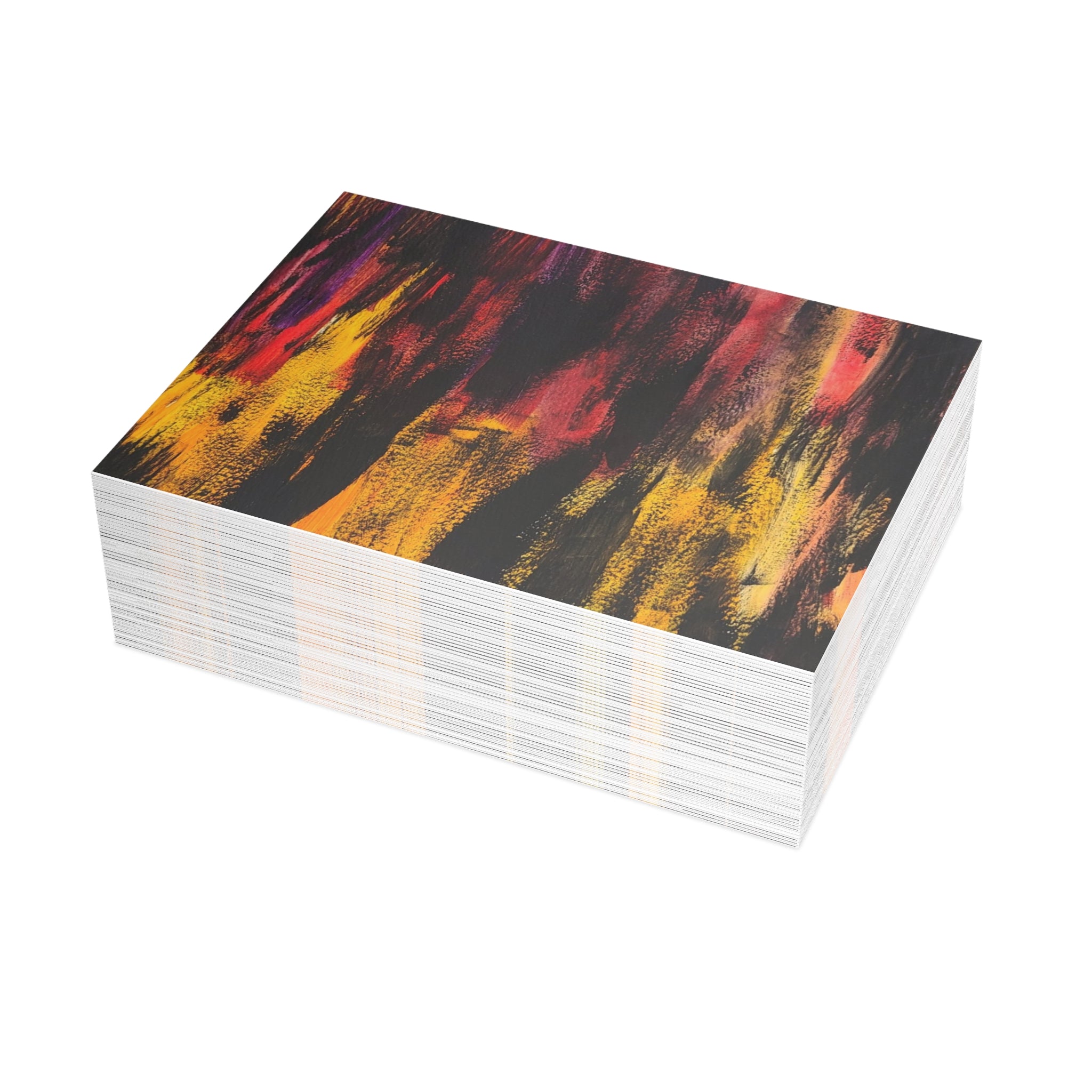 Spirits of Fire - Abstract Watercolor Postcard Set (4x6 or 5x7)