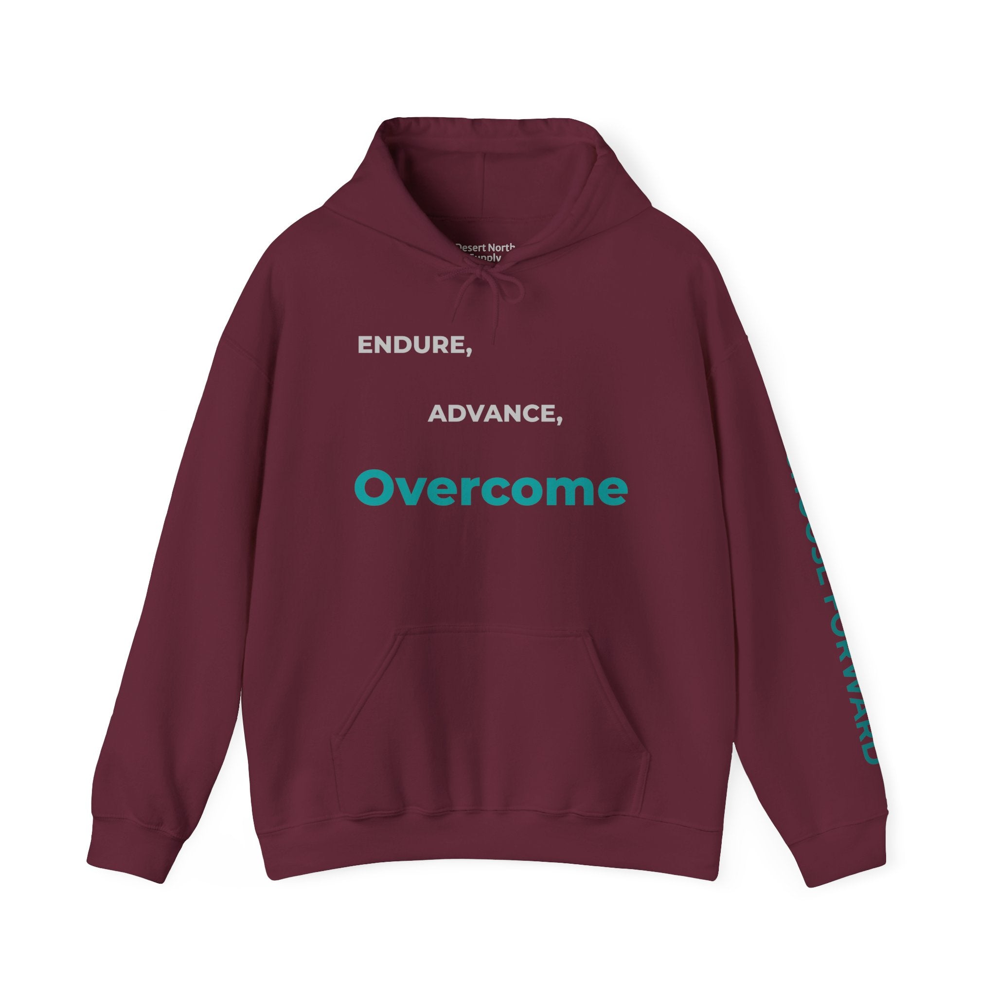 Endure Advance Overcome Hoodie — Inspirational Warrior Motivational Sweatshirt