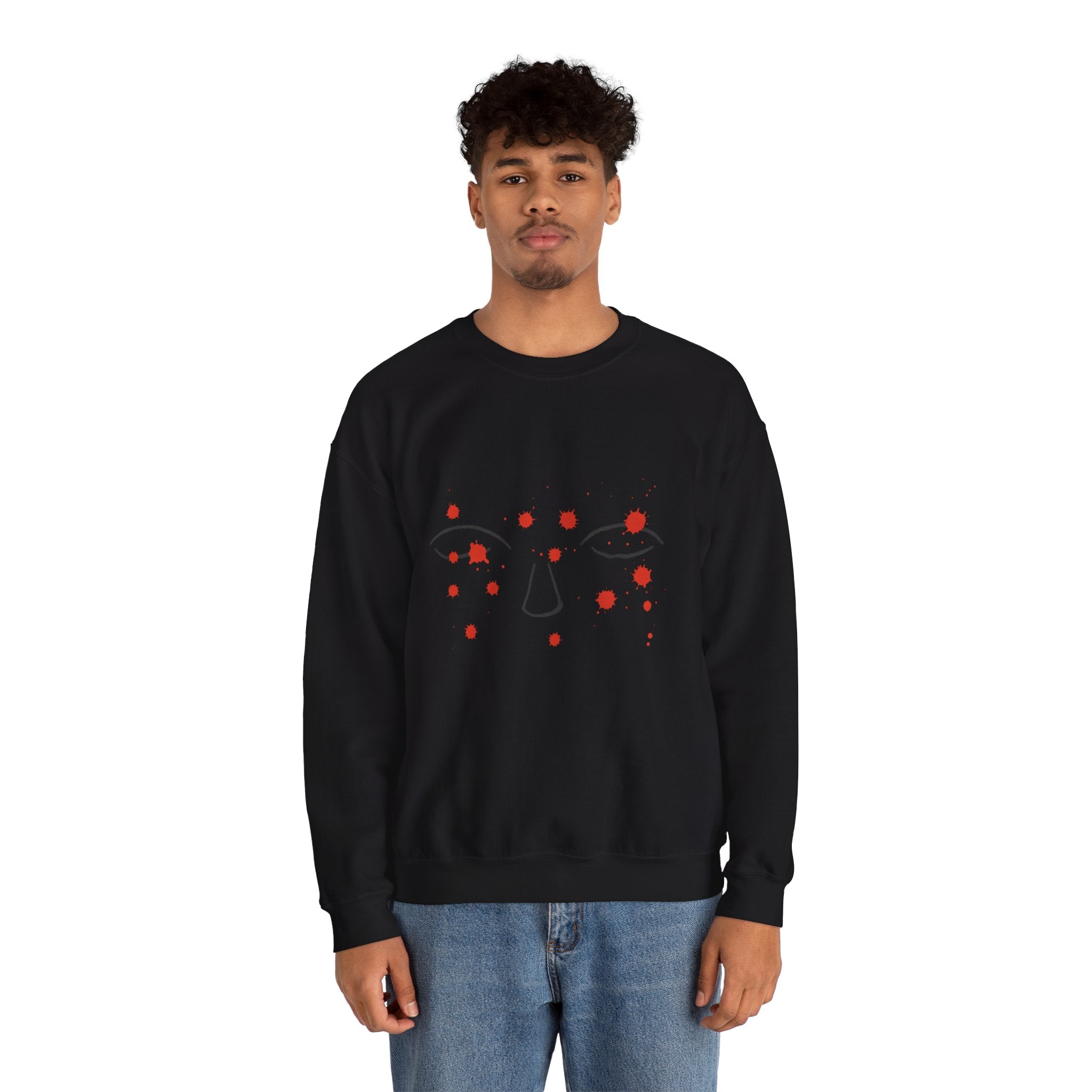 Thoughts Crewneck - Minimalist Trauma-Inspired Apparel by John Ganger
