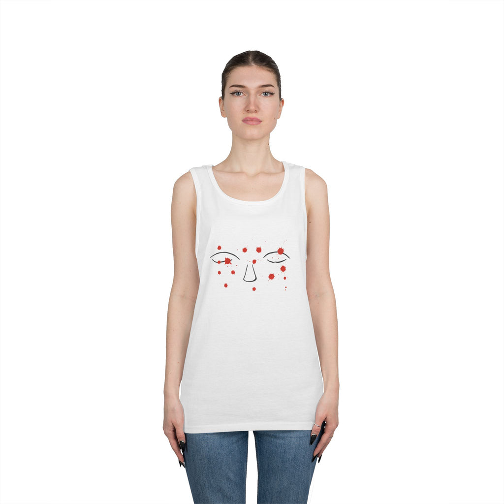 Thoughts Tank Top - Minimalist Trauma-Inspired Apparel by John Ganger