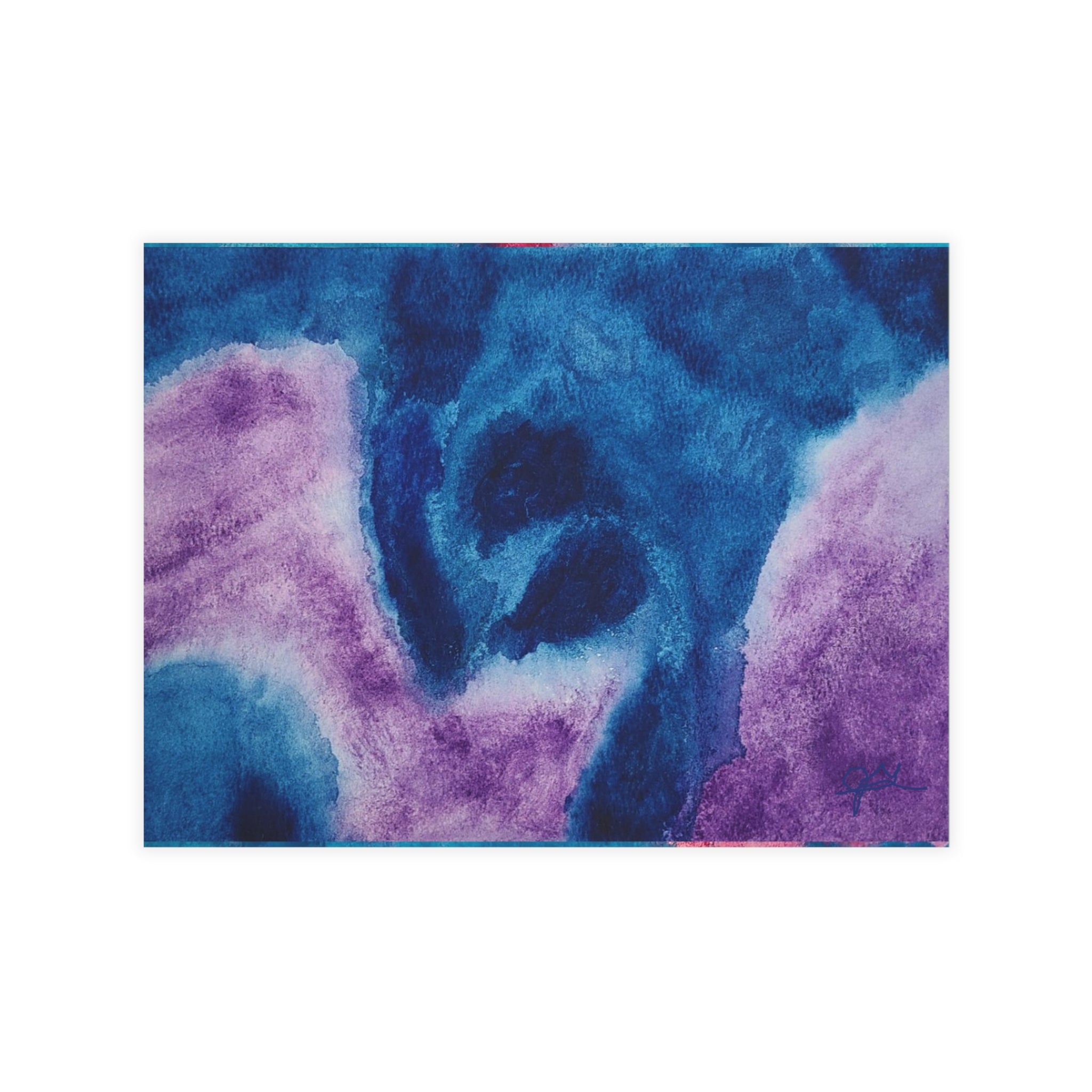 Storms of Torment - Abstract Watercolor Postcard Set (4x6 or 5x7)