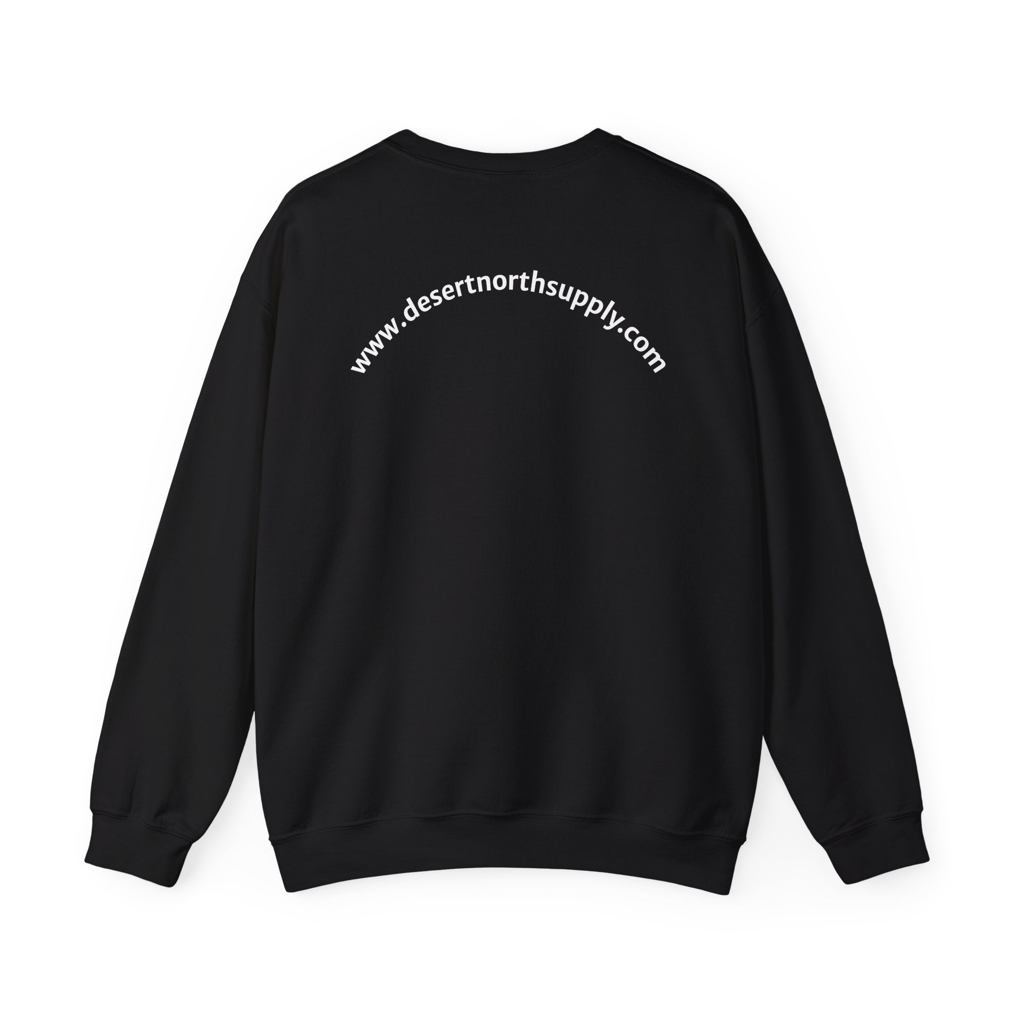 Desert North Supply Crewneck Sweatshirt – Vintage Cactus & Pine Logo