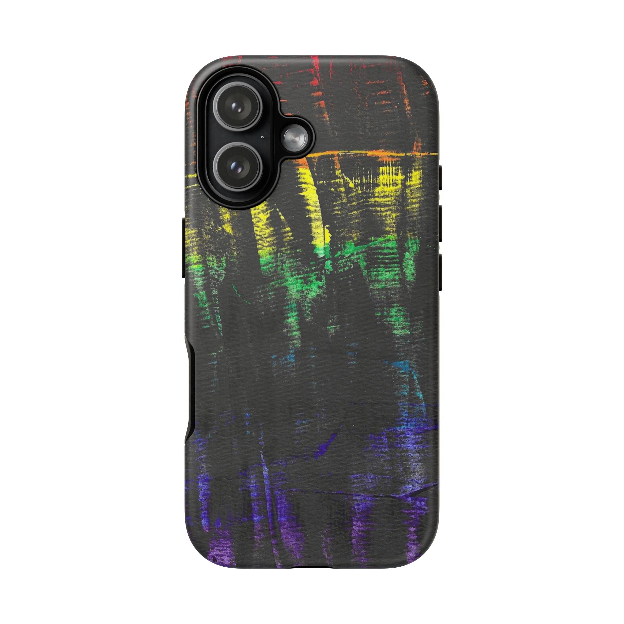 Inner Thoughts Watercolor Phone Case — Multi‑Color Abstract Tough Case