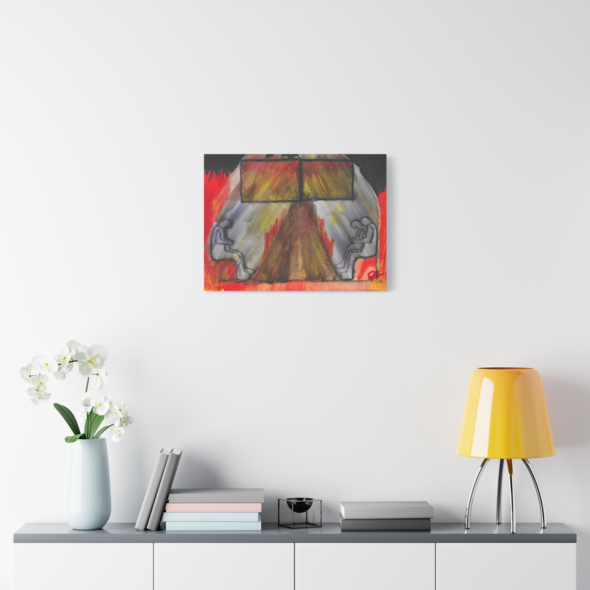 The Vision (In My Head) - Abstract Origin Memory Watercolor - Canvas Wall Art